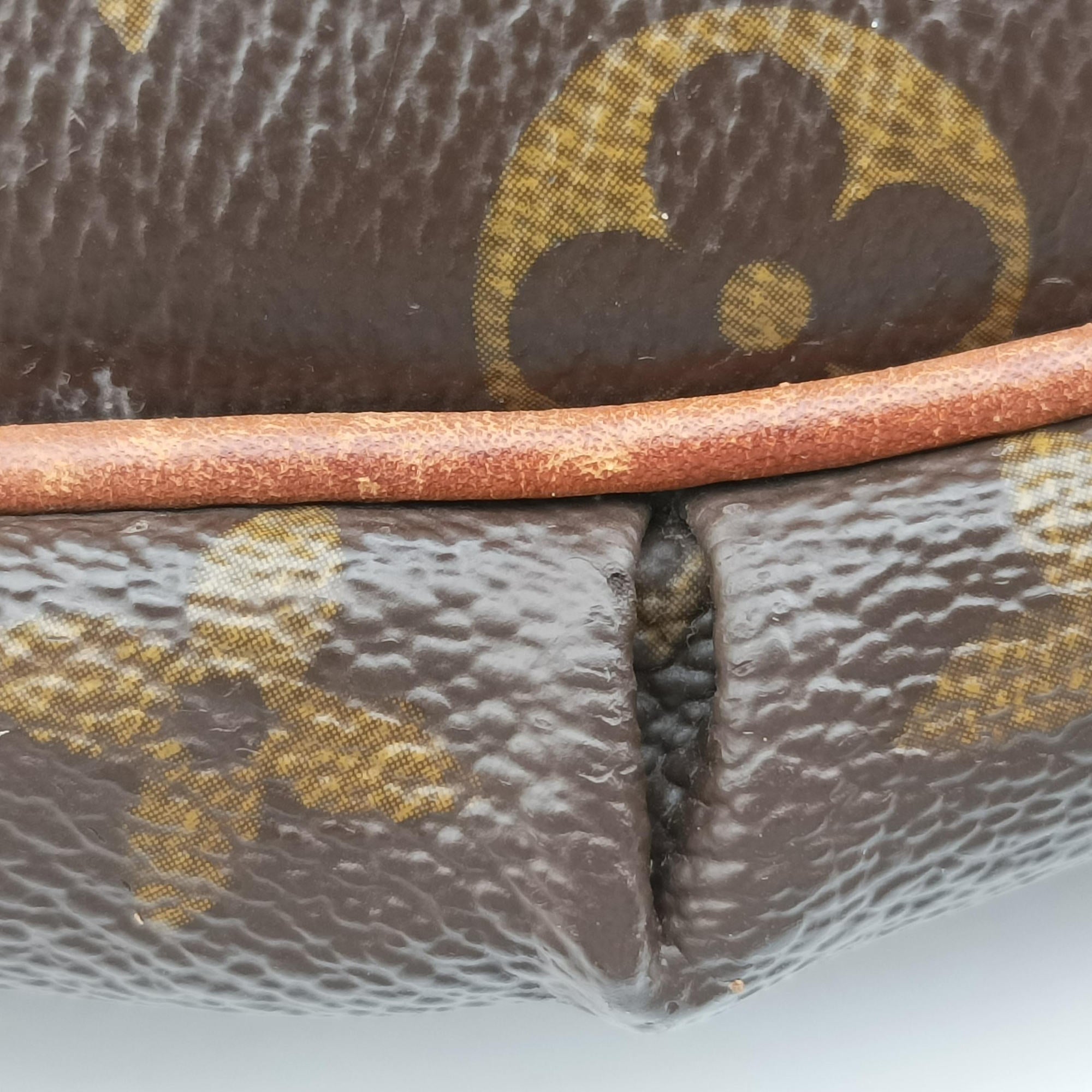 Pre-owned Louis Vuitton TULUM GM Brown Monogram Canvas M40075 shoulderbag | stylenewstar
