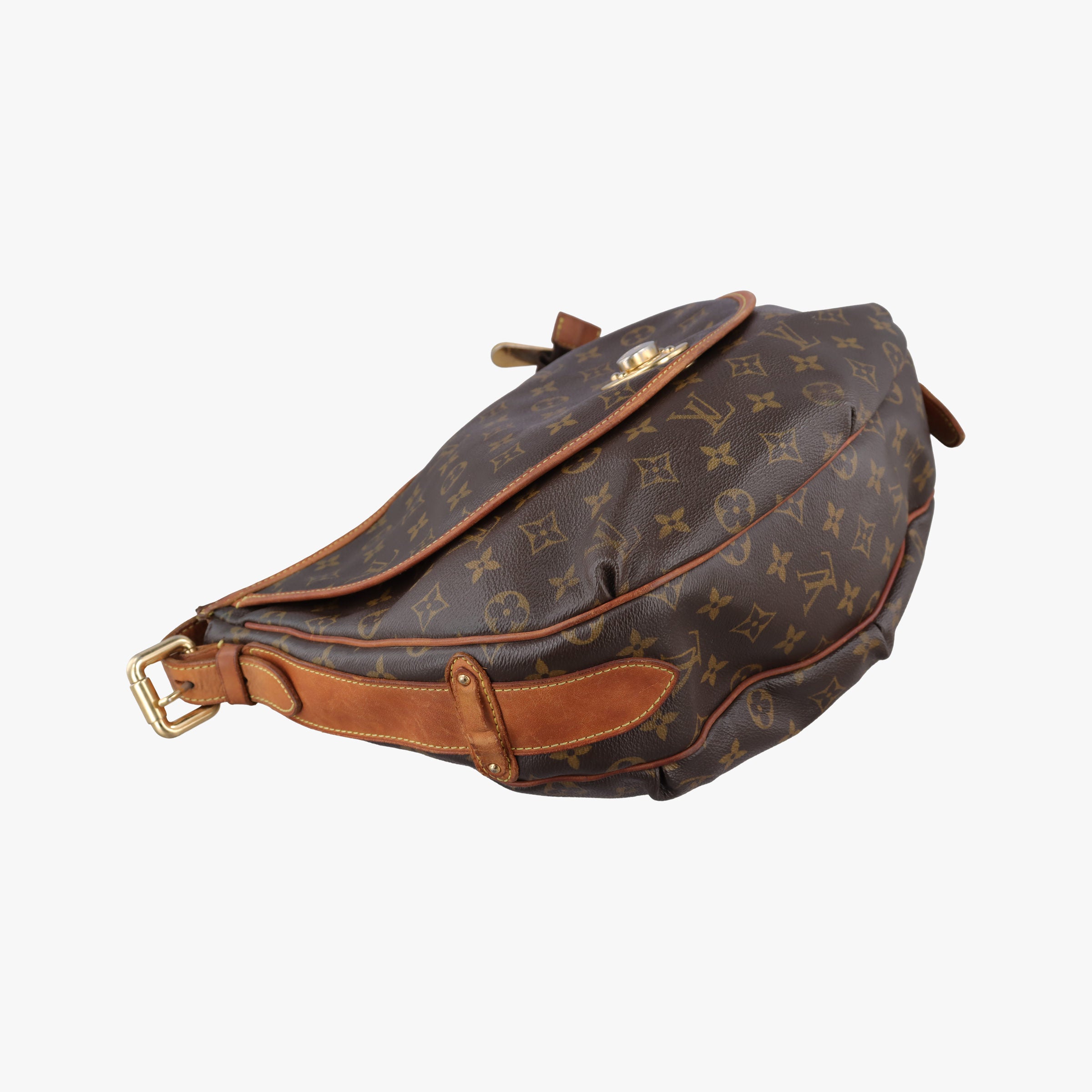 Pre-owned Louis Vuitton TULUM GM Brown Monogram Canvas M40075 shoulderbag | stylenewstar