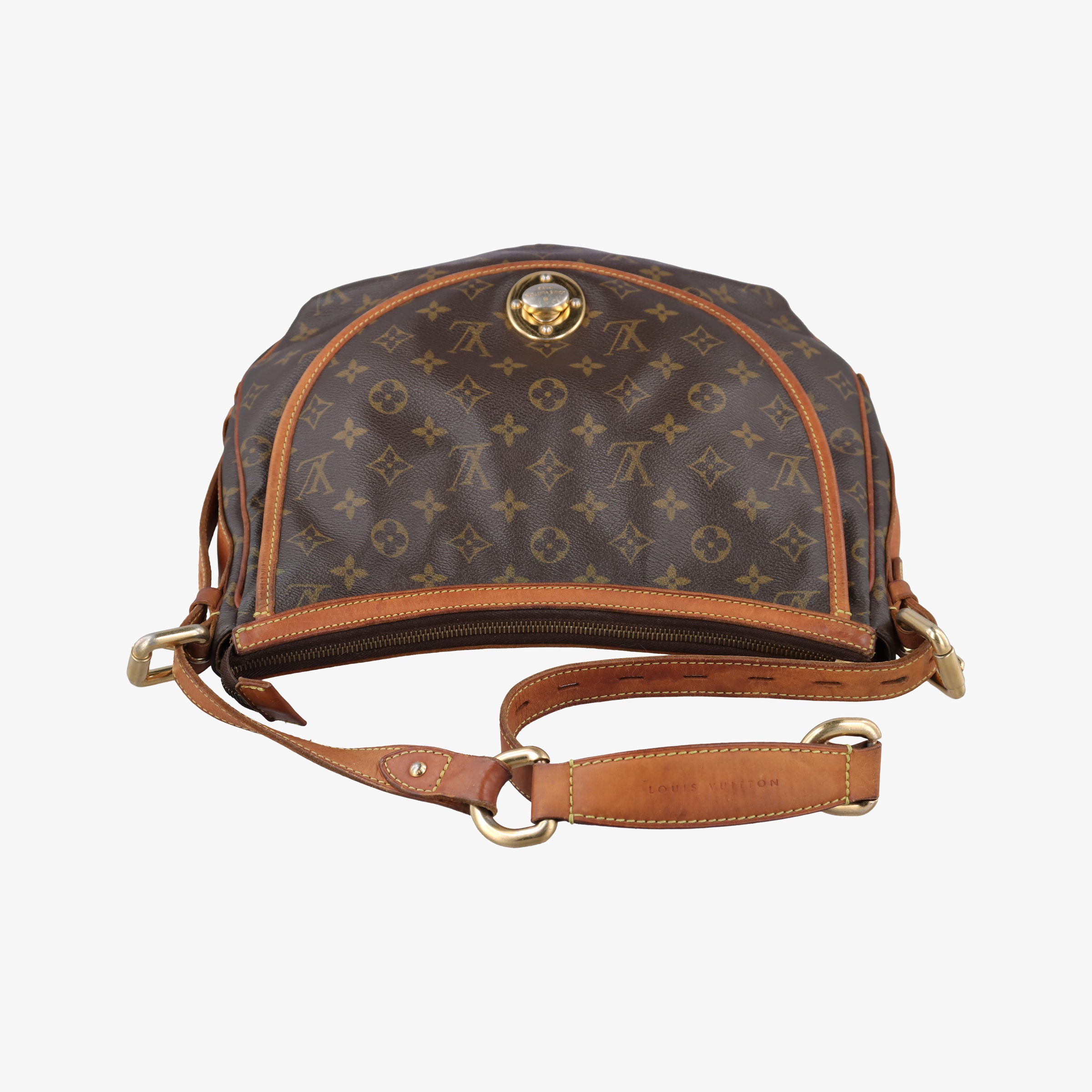 Pre-owned Louis Vuitton TULUM GM Brown Monogram Canvas M40075 shoulderbag | stylenewstar