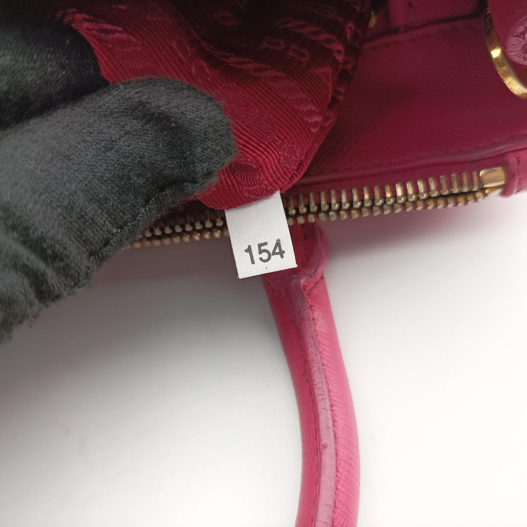 Pre-owned Prada Galleria Rose SAFFIANO Leather BN1786 shoulderbag | stylenewstar