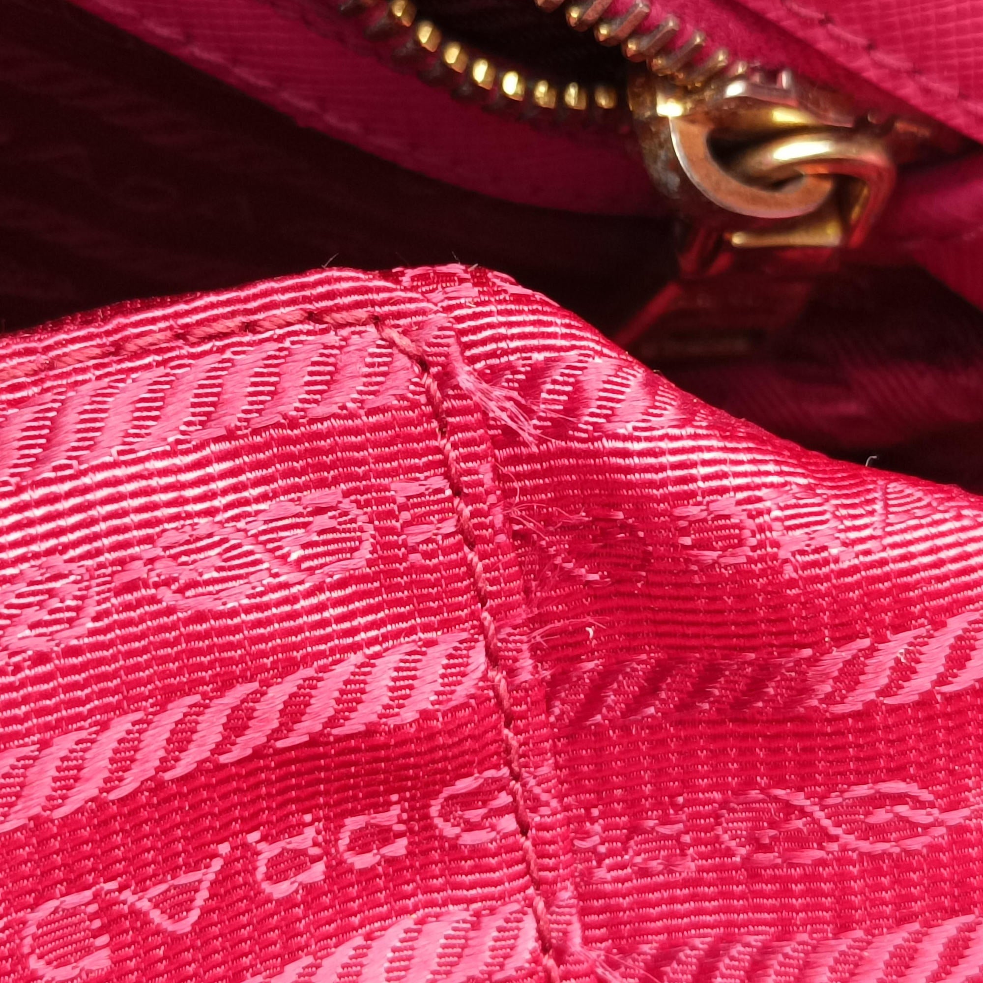Pre-owned Prada Galleria Rose SAFFIANO Leather BN1786 shoulderbag | stylenewstar