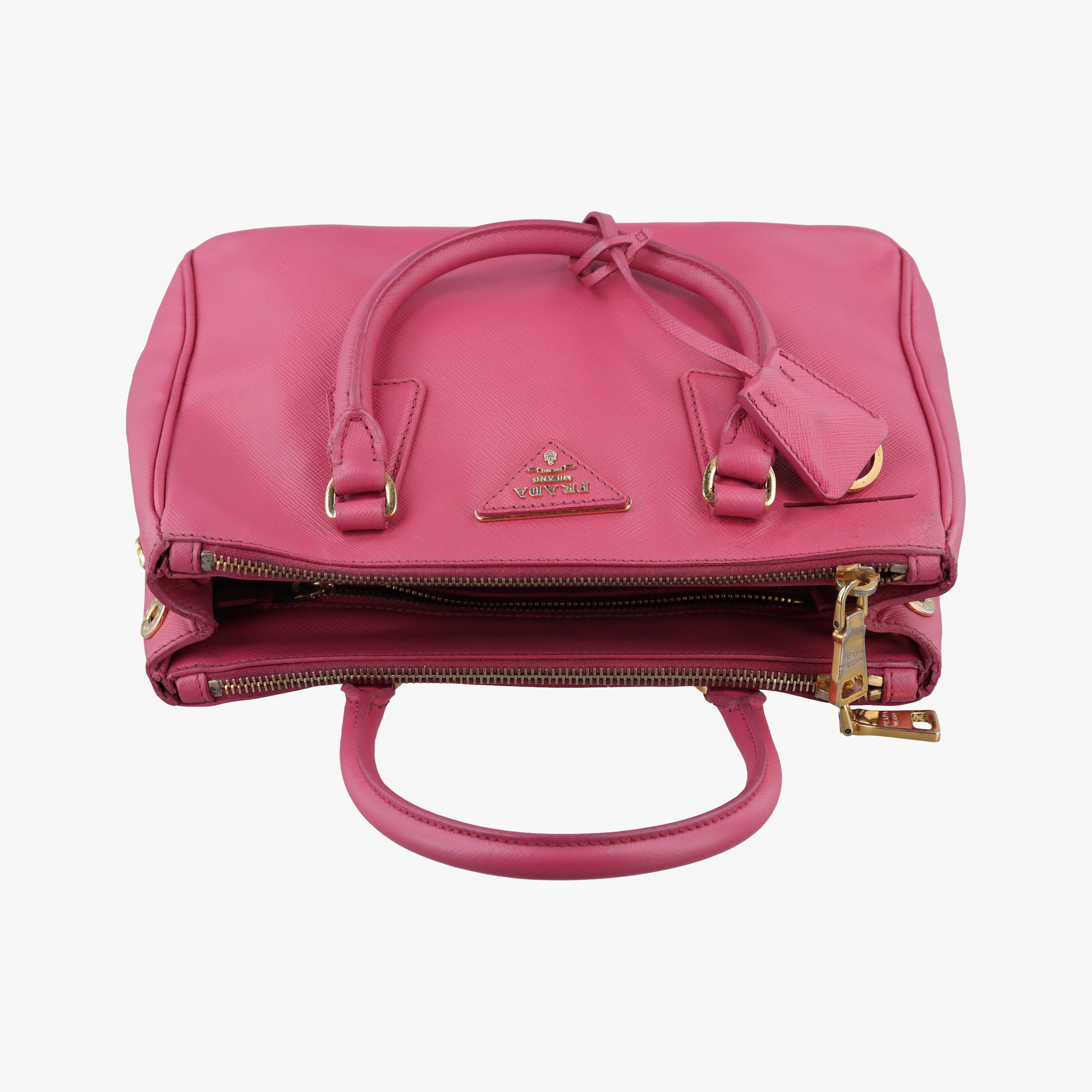 Pre-owned Prada Galleria Rose SAFFIANO Leather BN1786 shoulderbag | stylenewstar