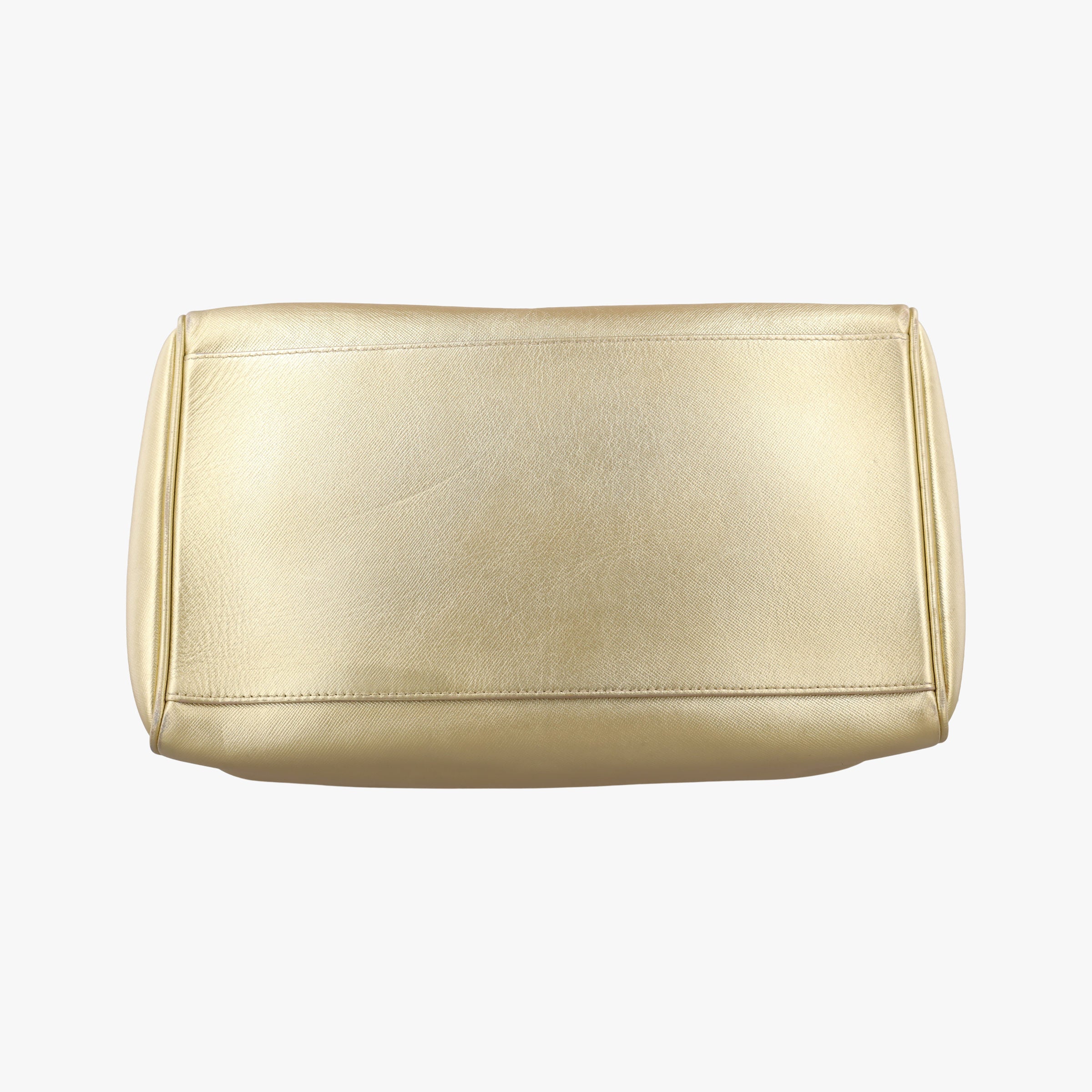 Pre-owned VERSACE La Medusa Palazzo bowling Golden Leather  shoulderbag | stylenewstar