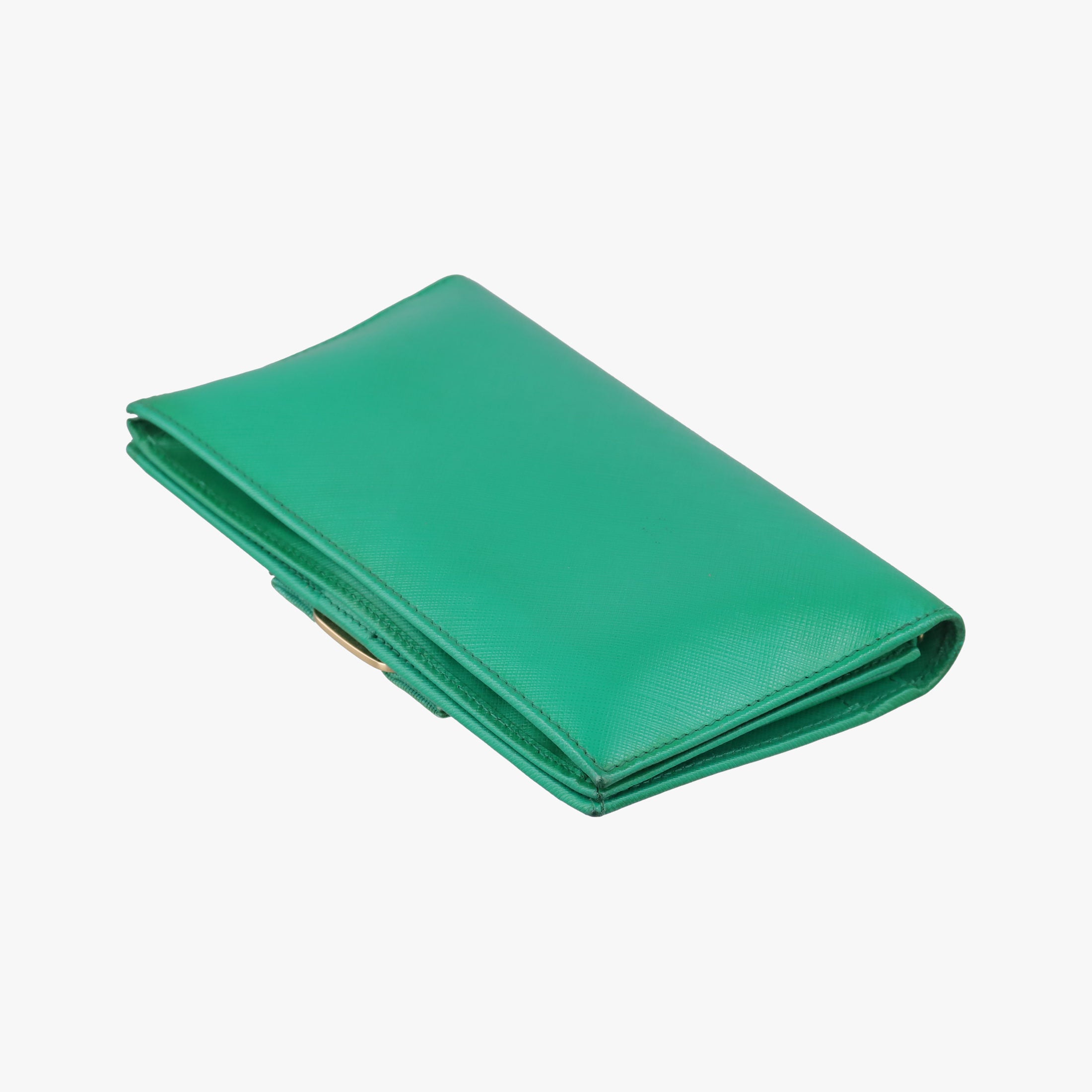 Secondhand Ferragamo Ginny Vara Green Leather  shoulderbag | stylenewstar