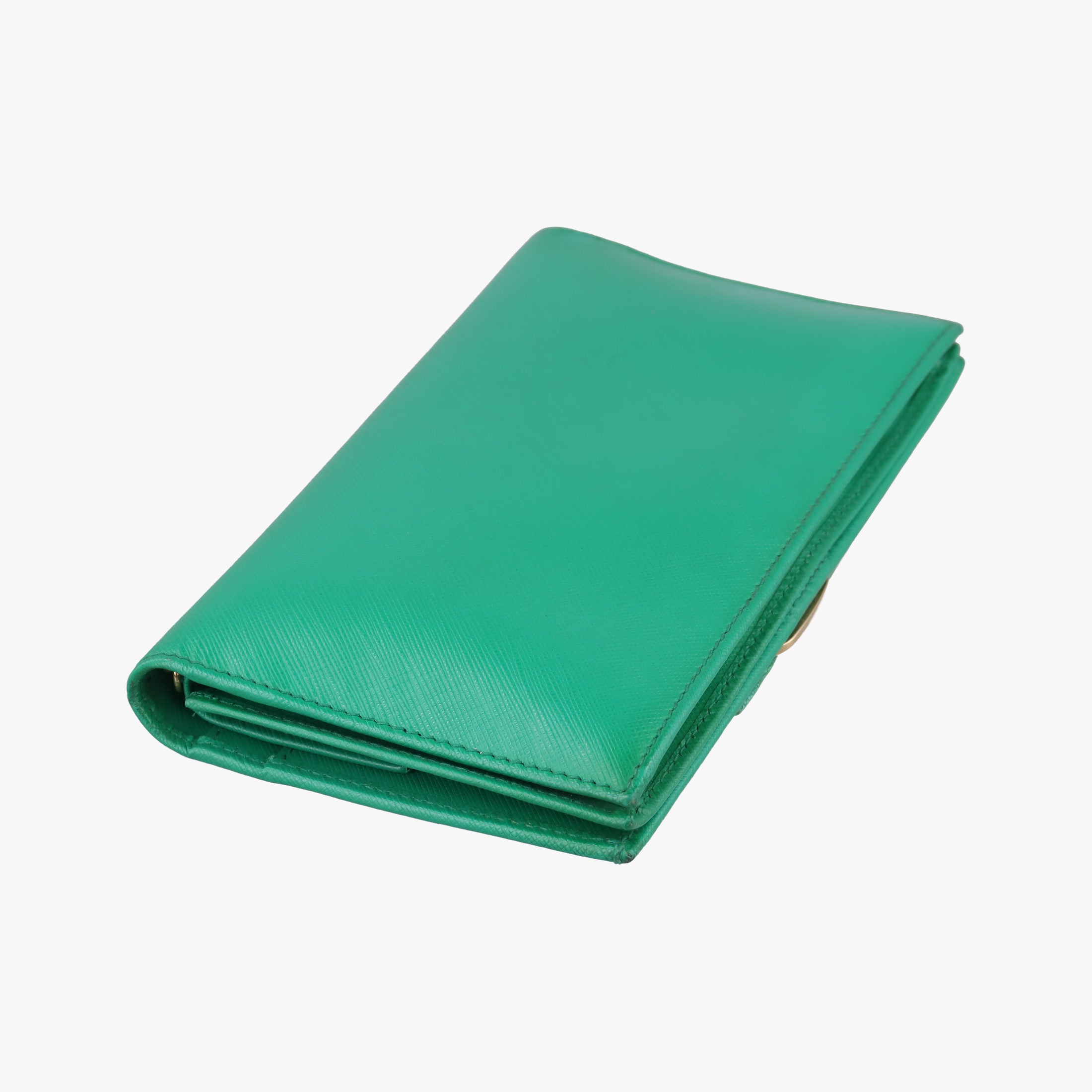 Secondhand Ferragamo Ginny Vara Green Leather  shoulderbag | stylenewstar