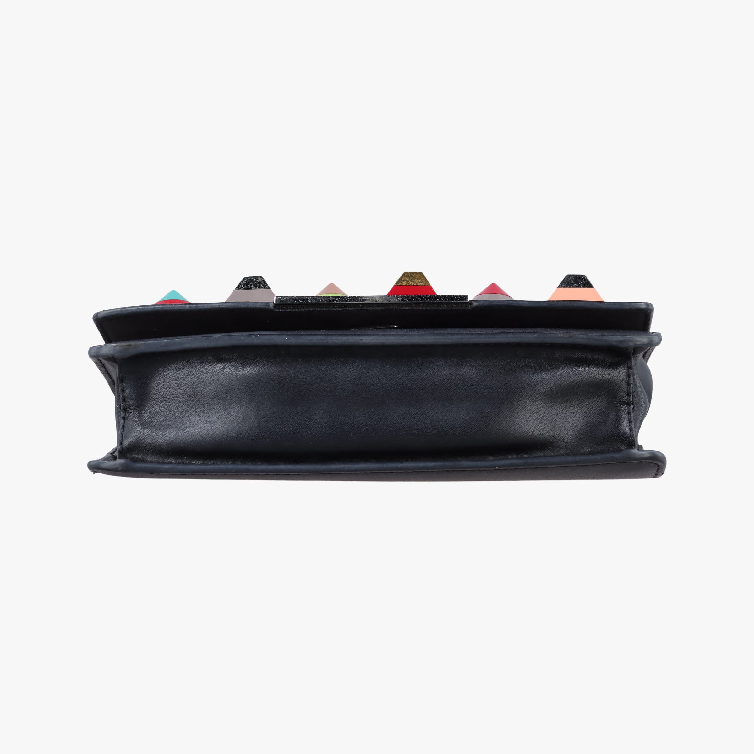 Vintage Fendi Monster Eyes Tube Black×multicolor Leather 8M0346 shoulderbag | stylenewstar