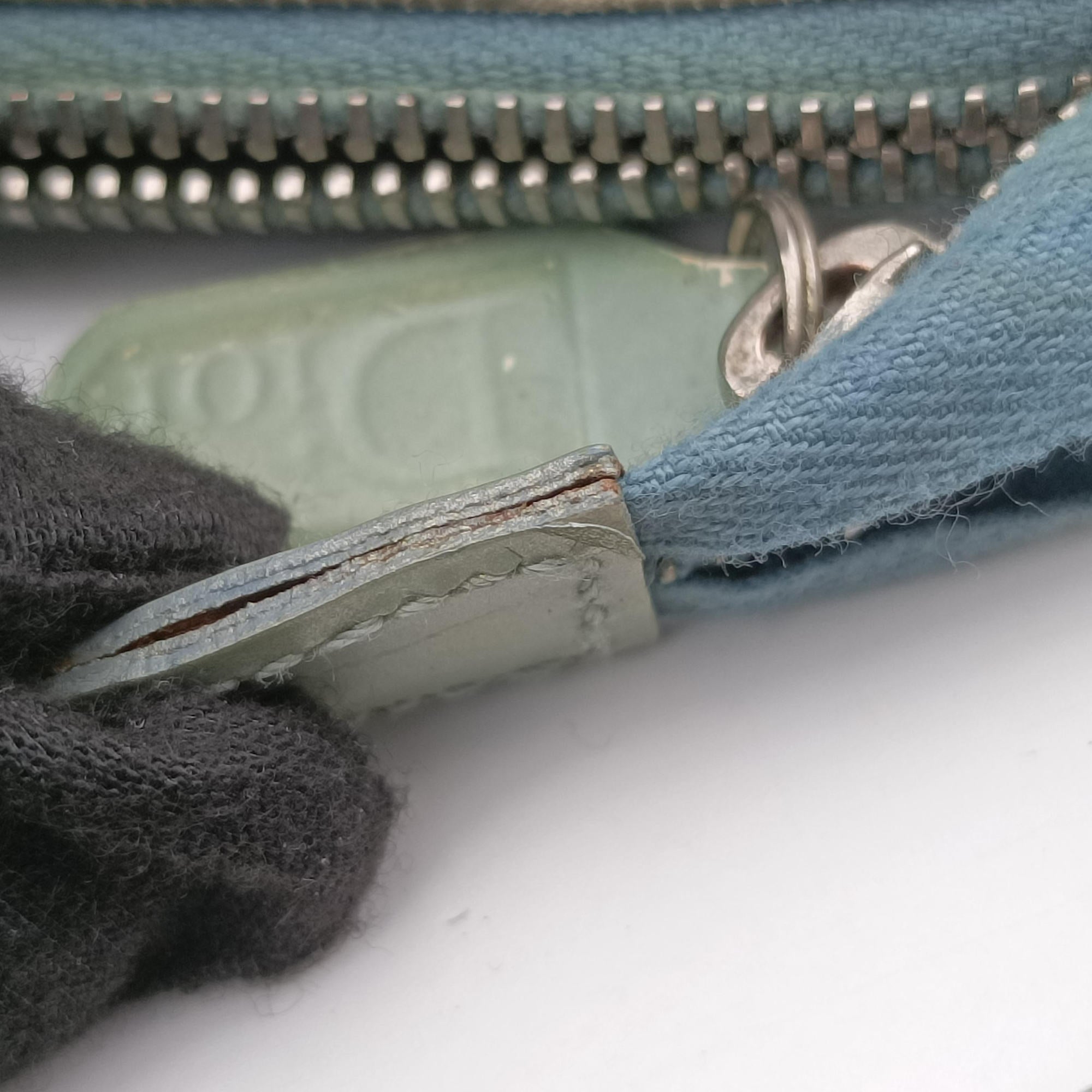 Pre-owned Christian Dior Saddle Green Lizard-Embossed Leather  handbag | stylenewstar