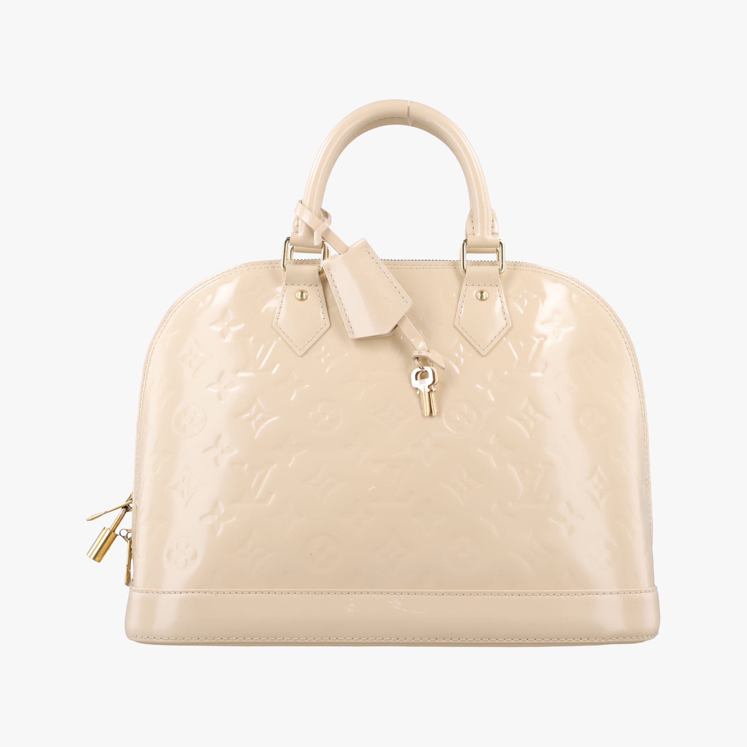 Secondhand Louis Vuitton Alma PM Dune Vernis M90101 handbag | stylenewstar