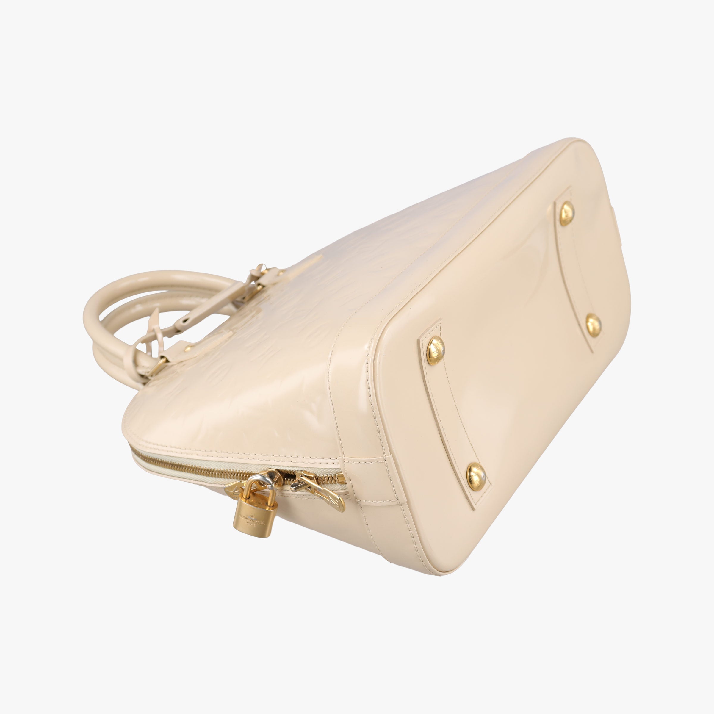 Secondhand Louis Vuitton Alma PM Dune Vernis M90101 handbag | stylenewstar
