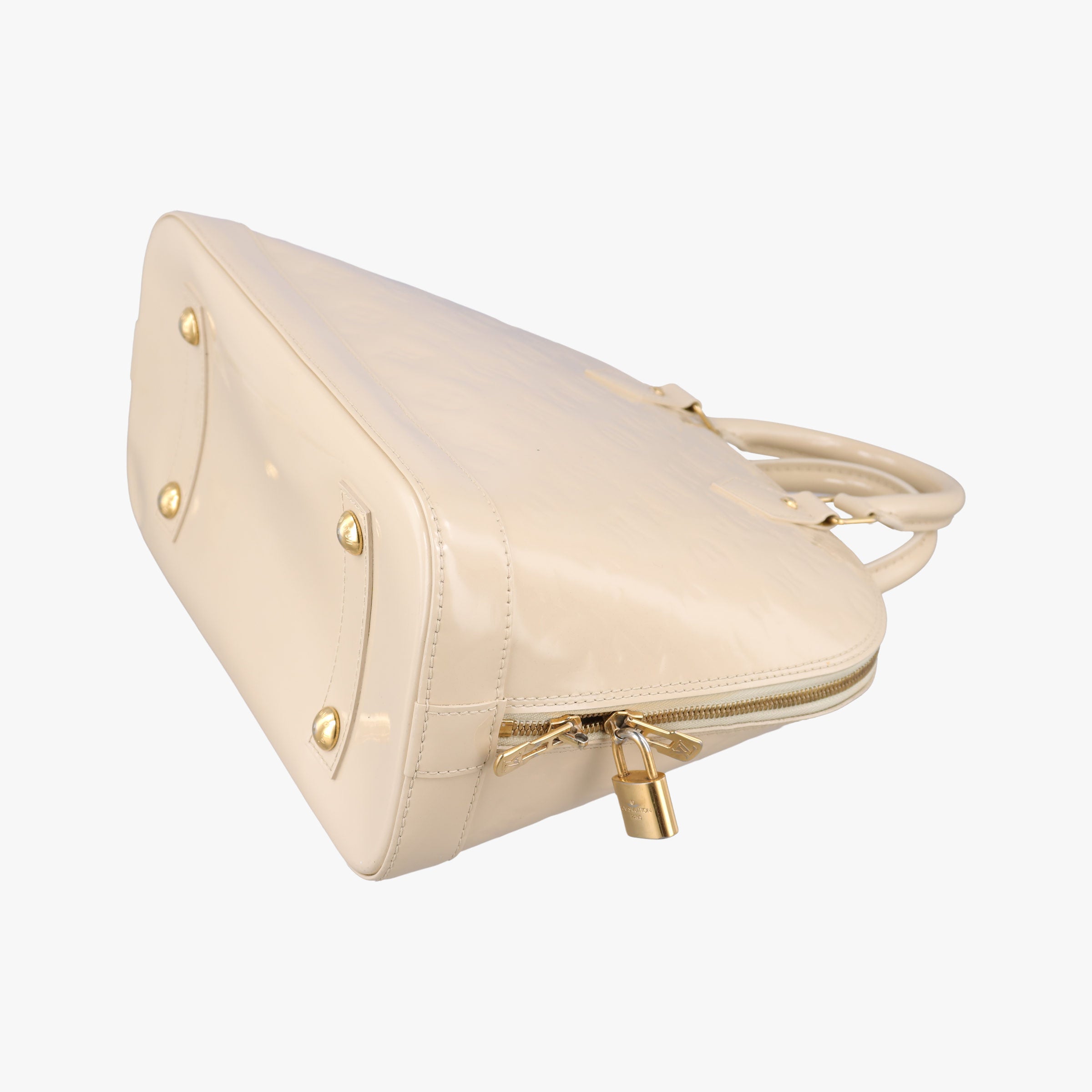 Secondhand Louis Vuitton Alma PM Dune Vernis M90101 handbag | stylenewstar