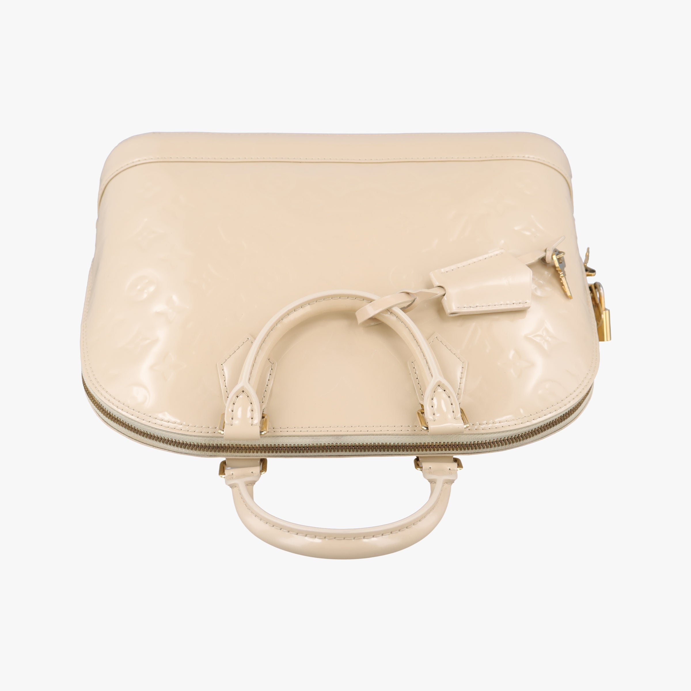 Secondhand Louis Vuitton Alma PM Dune Vernis M90101 handbag | stylenewstar