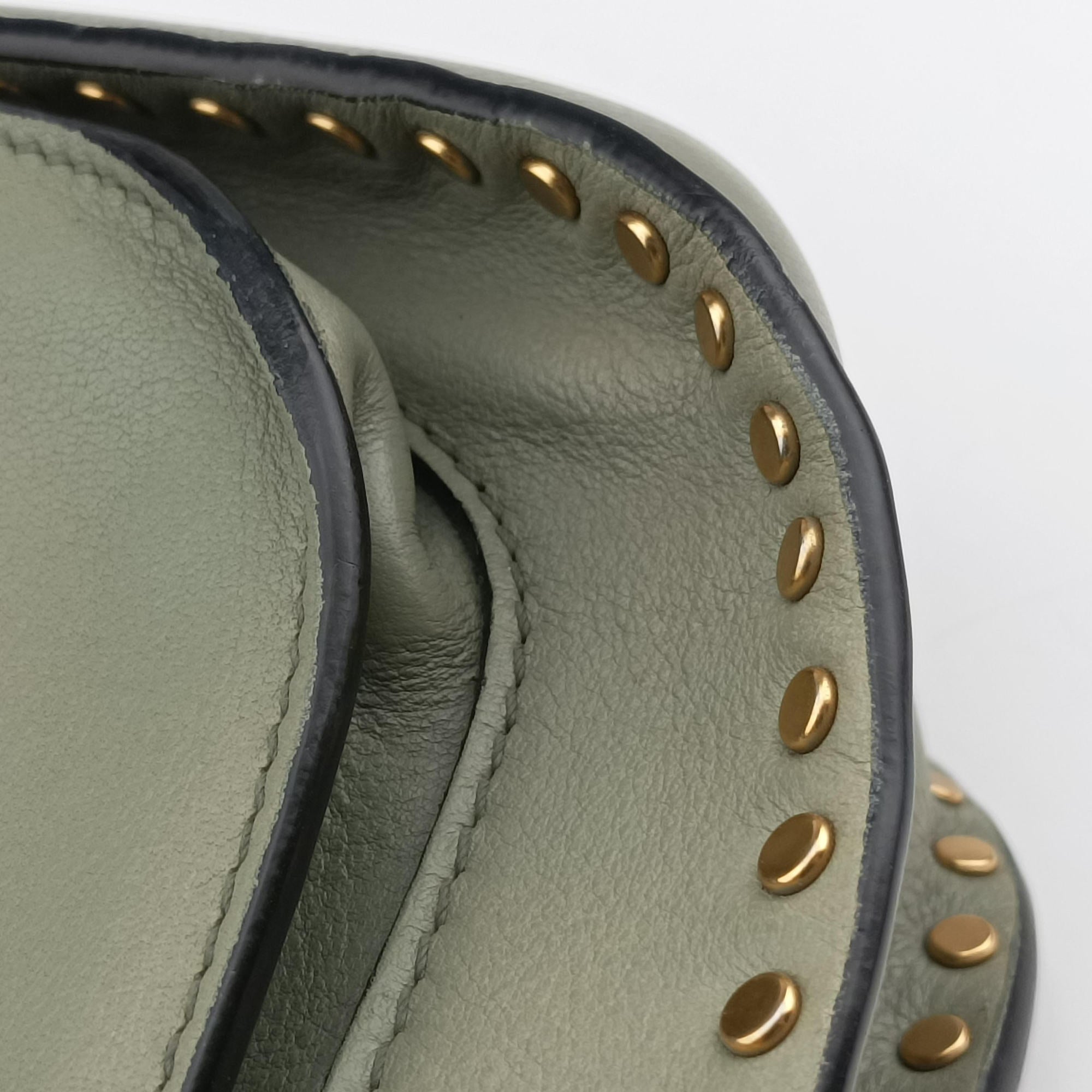 Vintage Chloe Hudson Blue × Green leather  shoulderbag | stylenewstar
