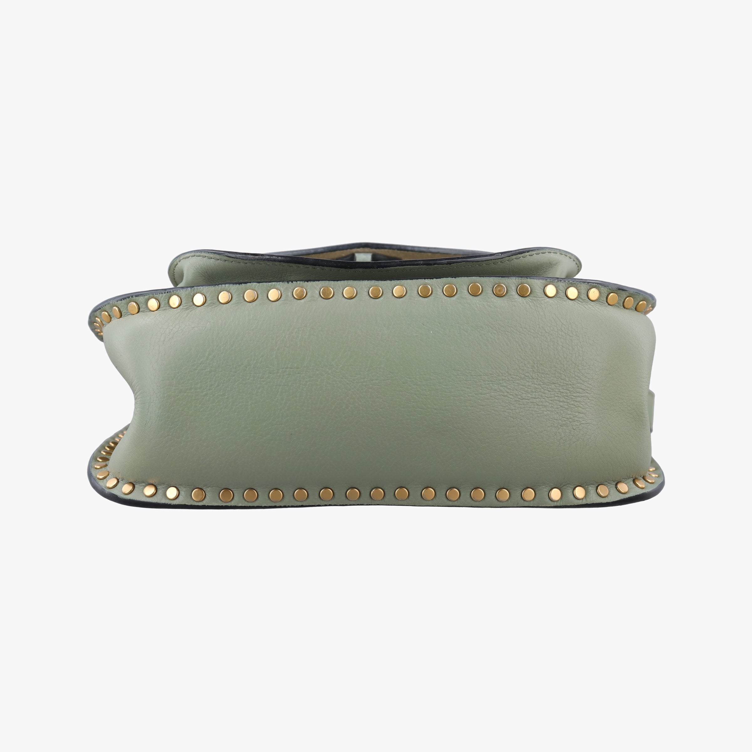 Vintage Chloe Hudson Blue × Green leather  shoulderbag | stylenewstar