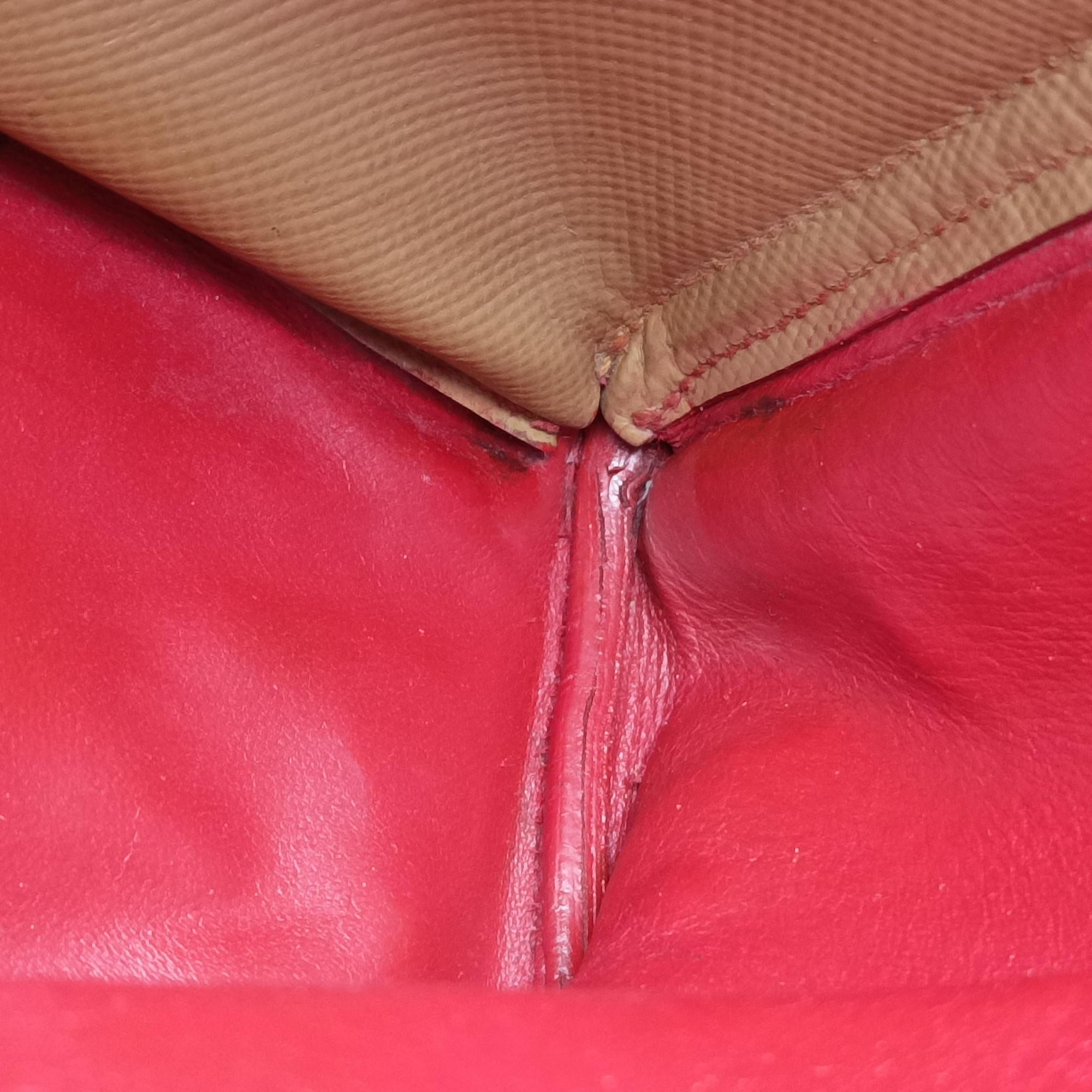 Secondhand Prada Double Cuir Camel SAFFIANO Leather BN2755 shoulderbag | stylenewstar