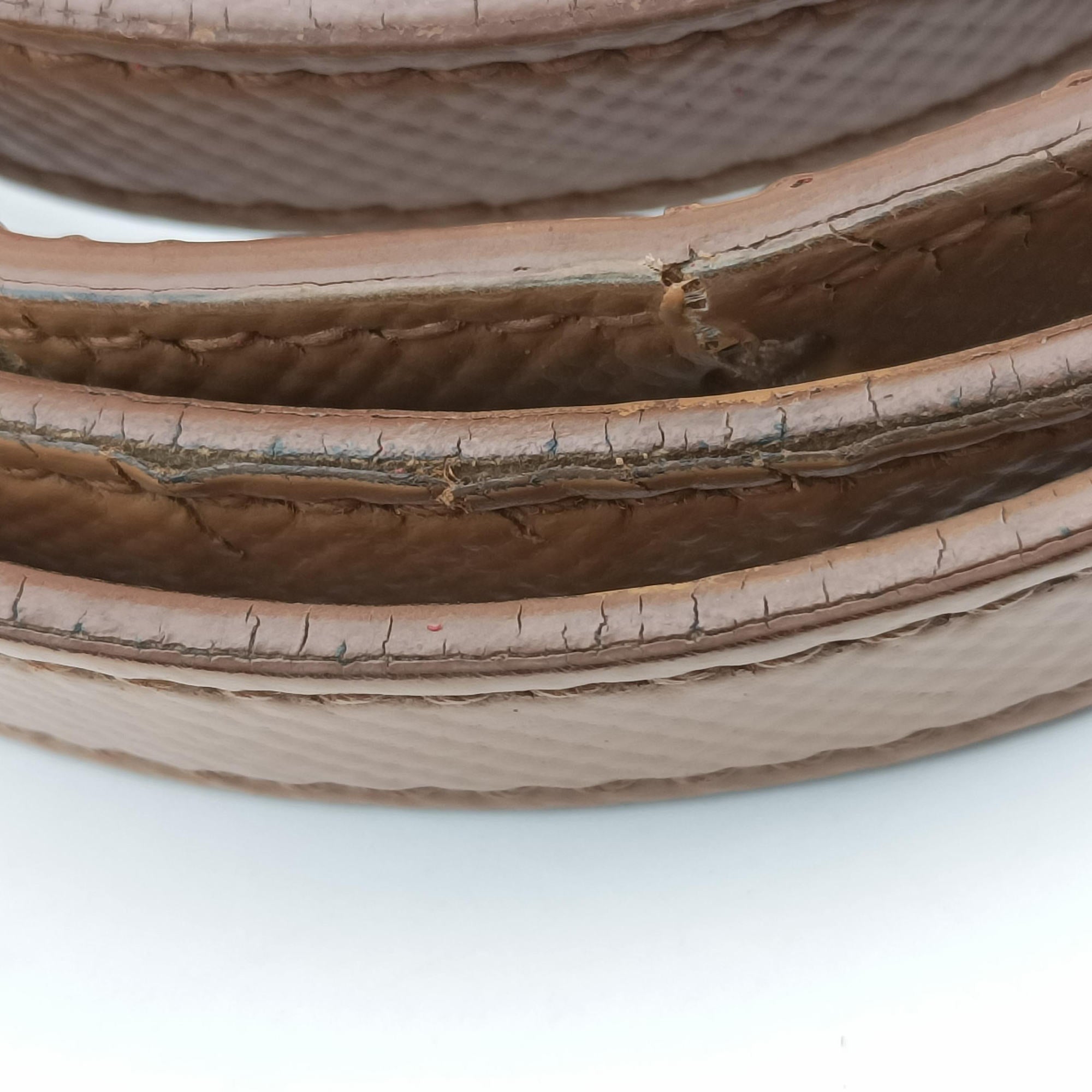 Secondhand Prada Double Cuir Camel SAFFIANO Leather BN2755 shoulderbag | stylenewstar