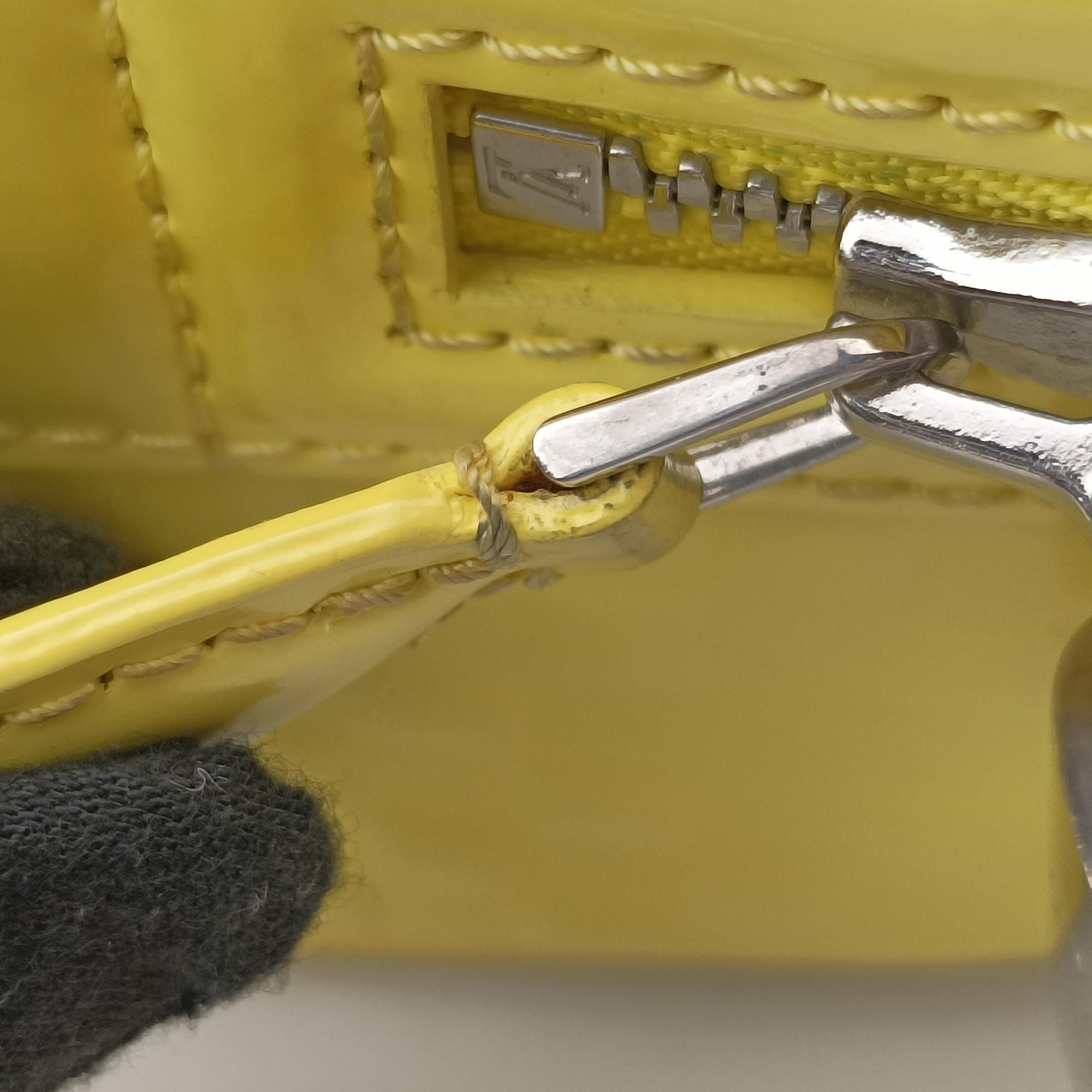 Secondhand Louis Vuitton SPEEDY CUBE PM JAUNE Damier Facets M48902 shoulderbag | stylenewstar