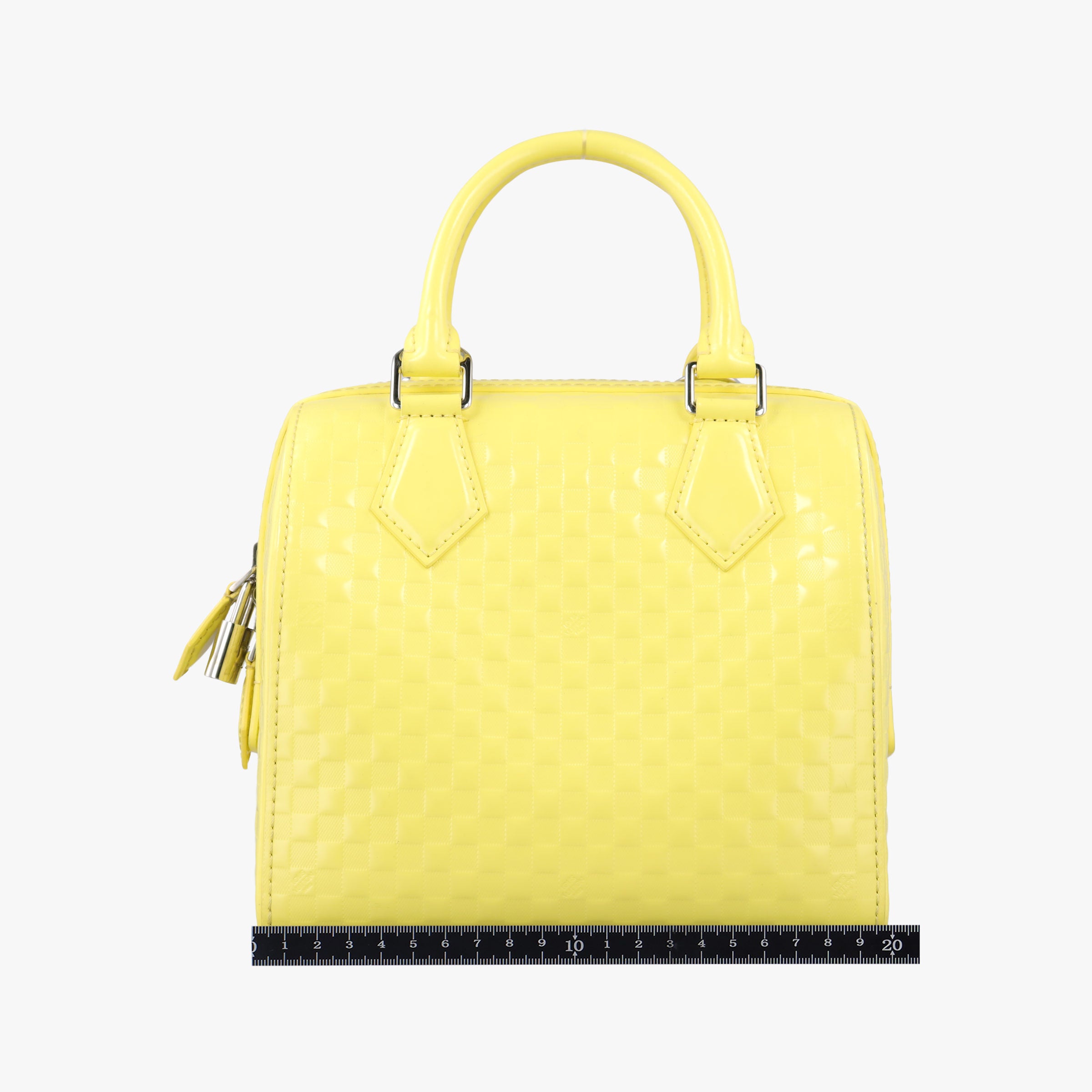 Secondhand Louis Vuitton SPEEDY CUBE PM JAUNE Damier Facets M48902 shoulderbag | stylenewstar