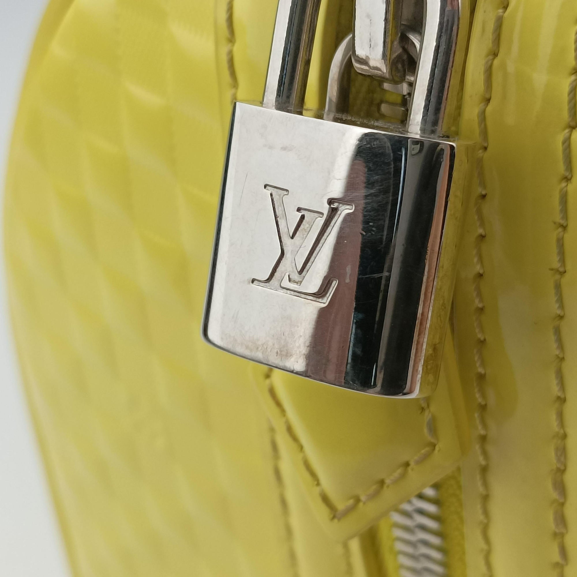 Secondhand Louis Vuitton SPEEDY CUBE PM JAUNE Damier Facets M48902 shoulderbag | stylenewstar
