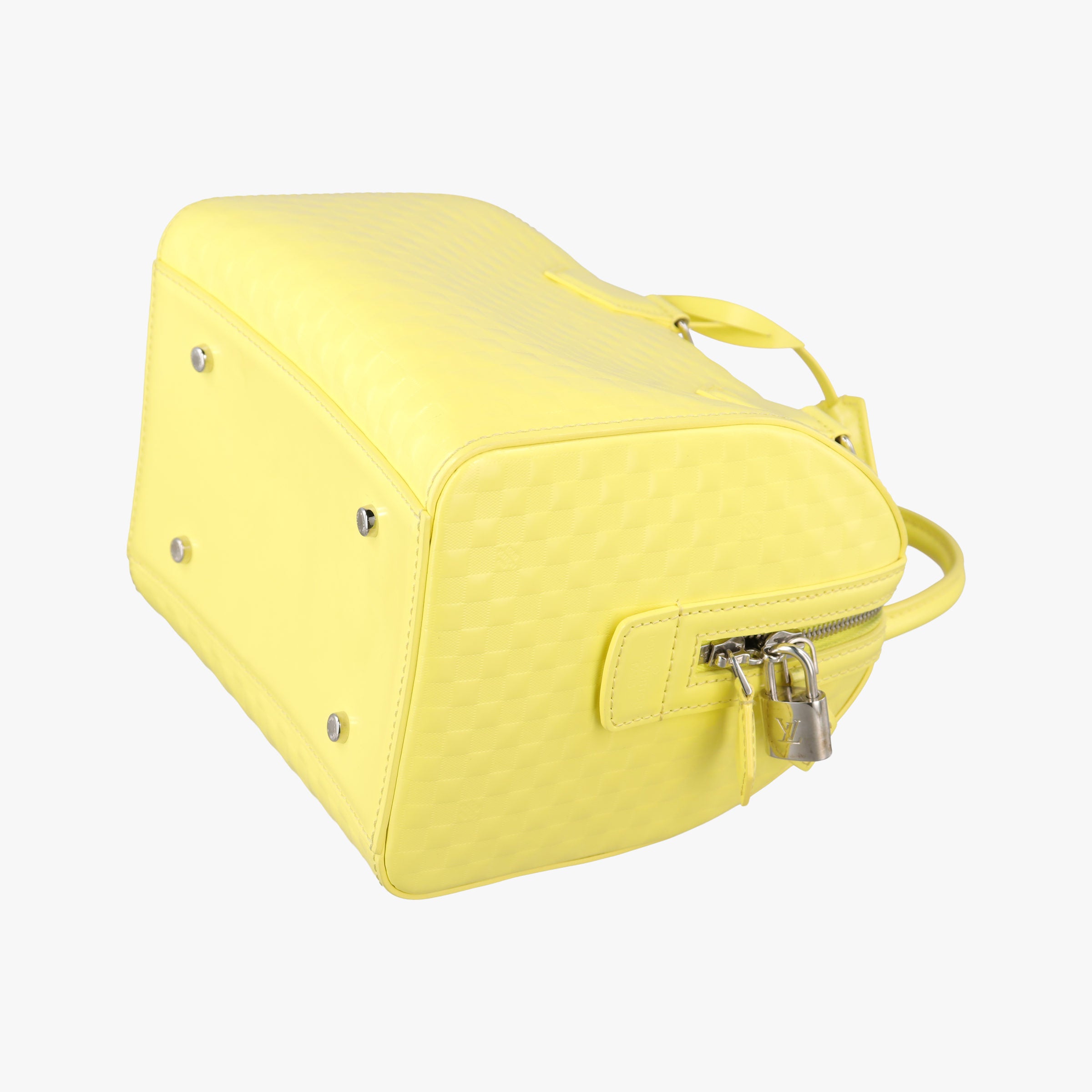 Secondhand Louis Vuitton SPEEDY CUBE PM JAUNE Damier Facets M48902 shoulderbag | stylenewstar