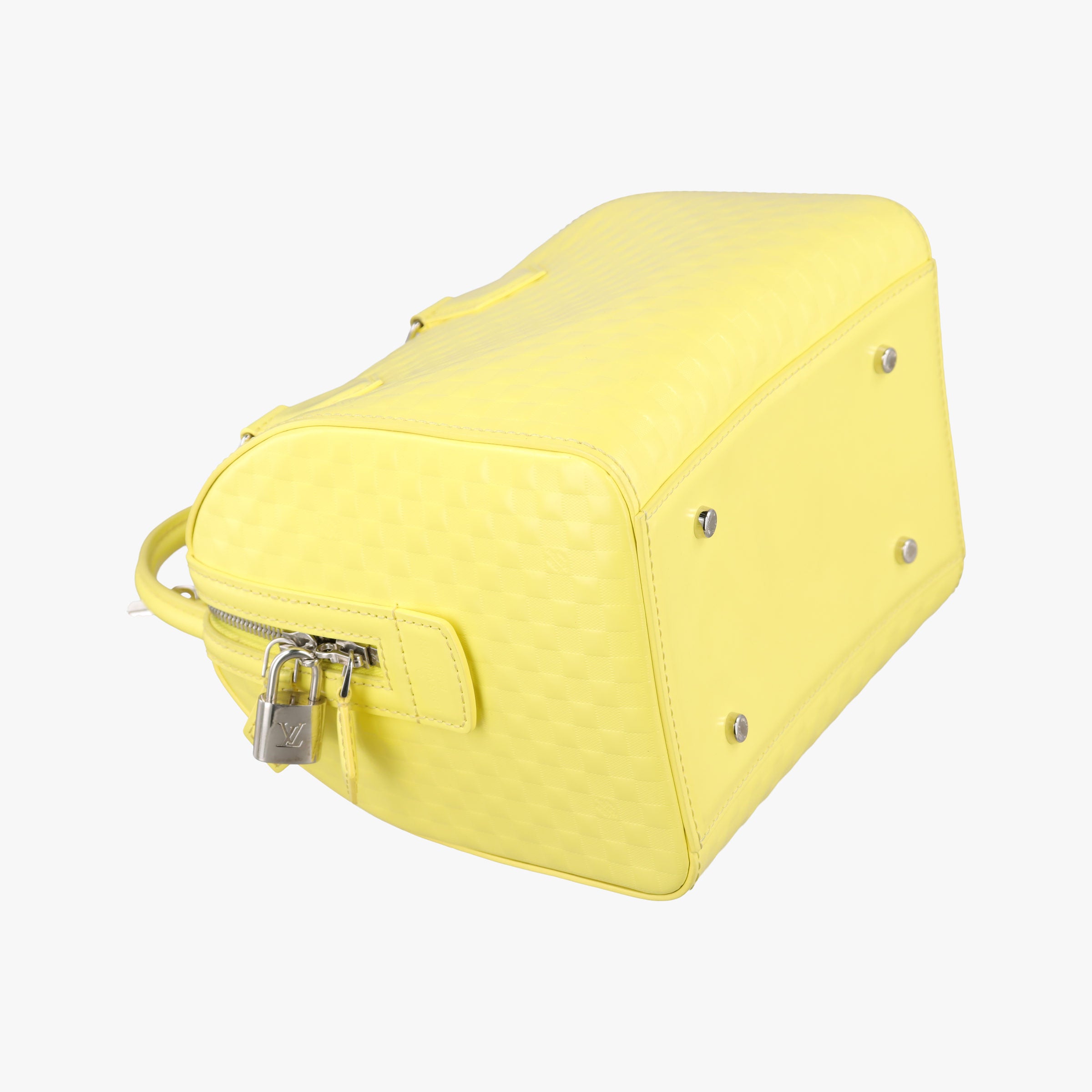 Secondhand Louis Vuitton SPEEDY CUBE PM JAUNE Damier Facets M48902 shoulderbag | stylenewstar