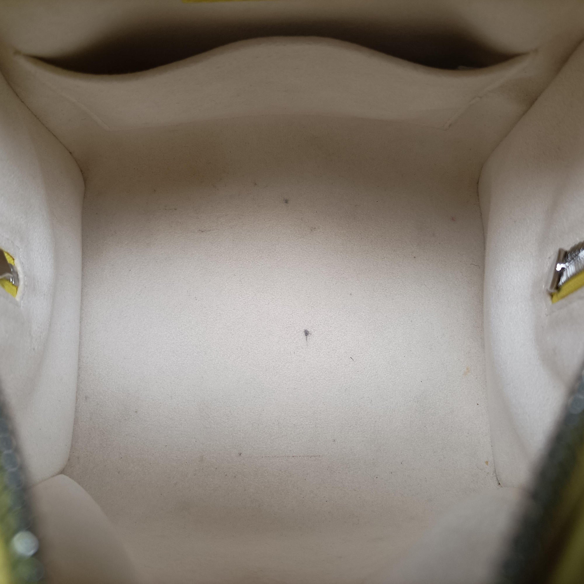 Secondhand Louis Vuitton SPEEDY CUBE PM JAUNE Damier Facets M48902 shoulderbag | stylenewstar