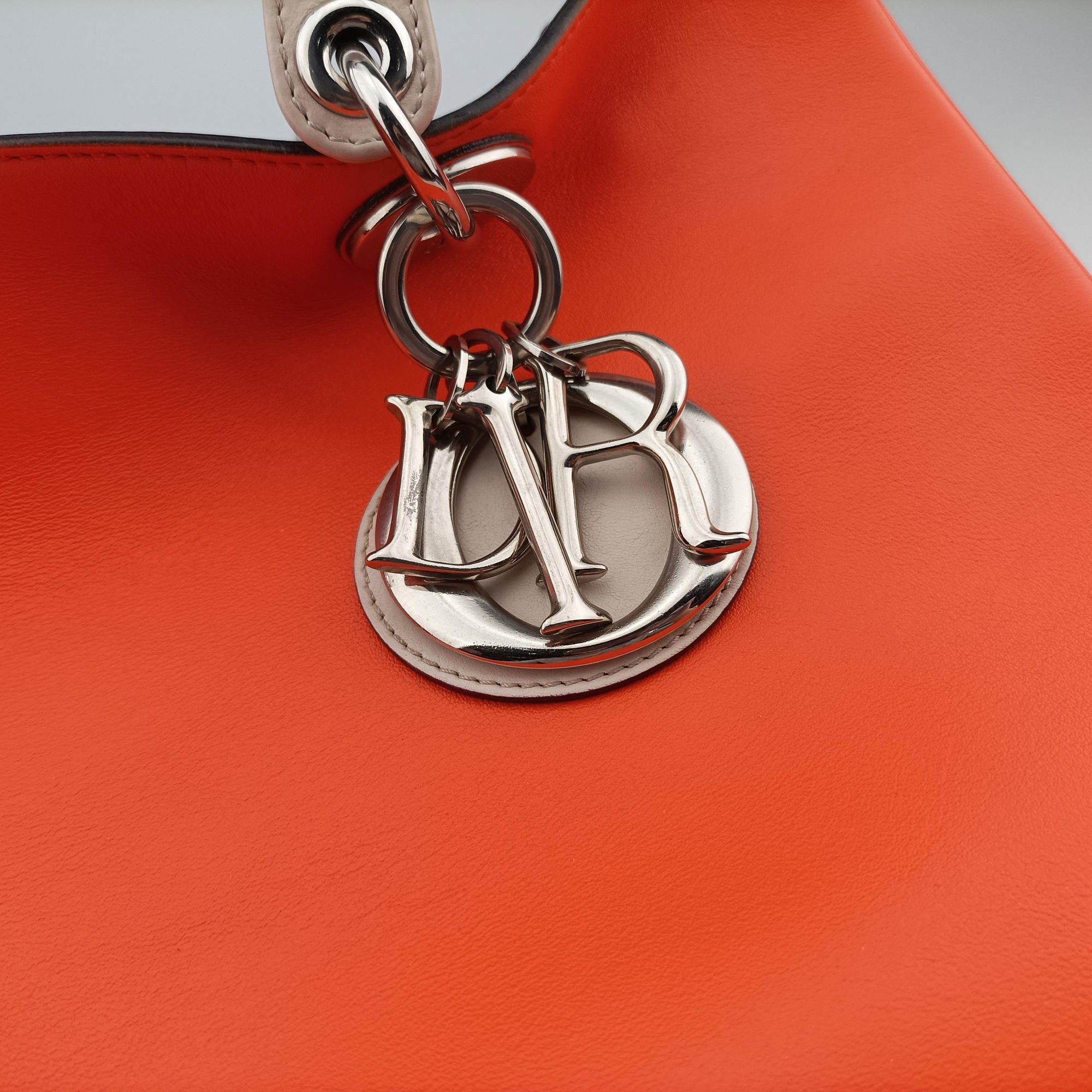 Vintage Christian Dior Diorissimo Orange × Multicolor Leather × Snakeskin  shoulderbag | stylenewstar