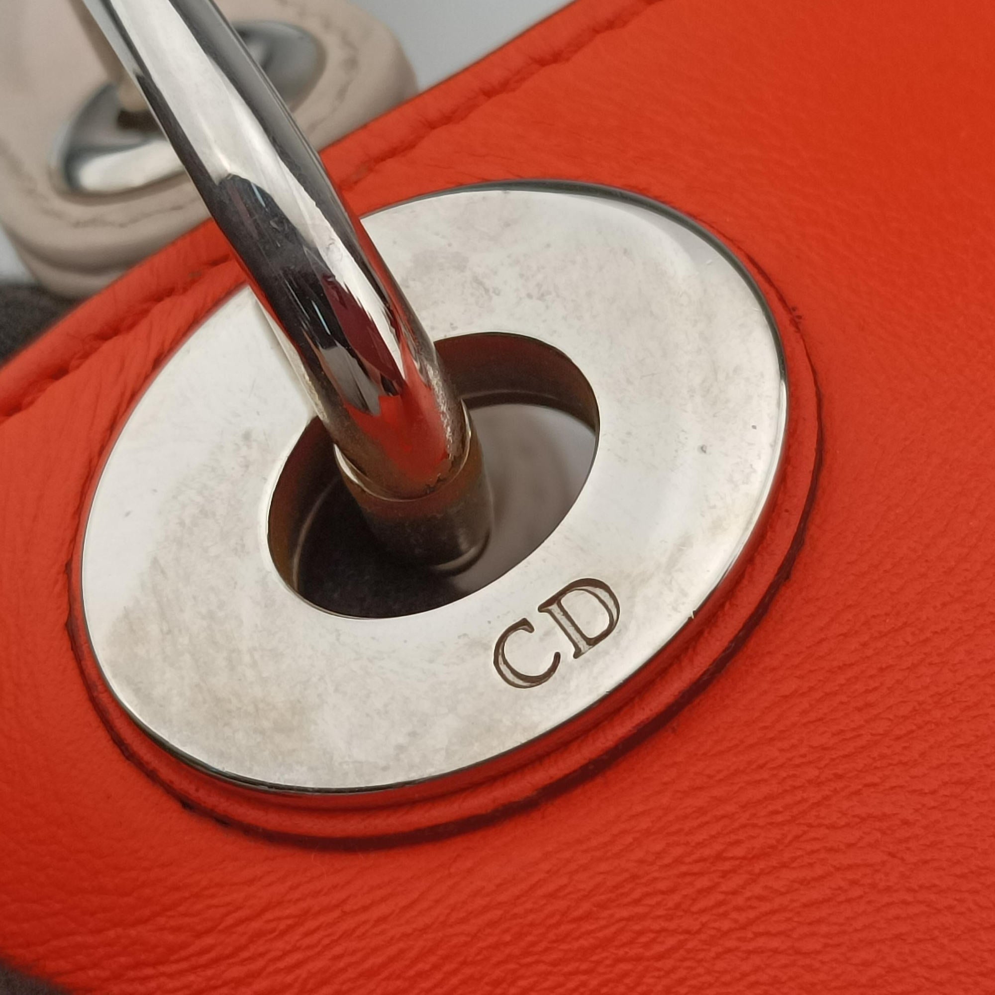 Vintage Christian Dior Diorissimo Orange × Multicolor Leather × Snakeskin  shoulderbag | stylenewstar