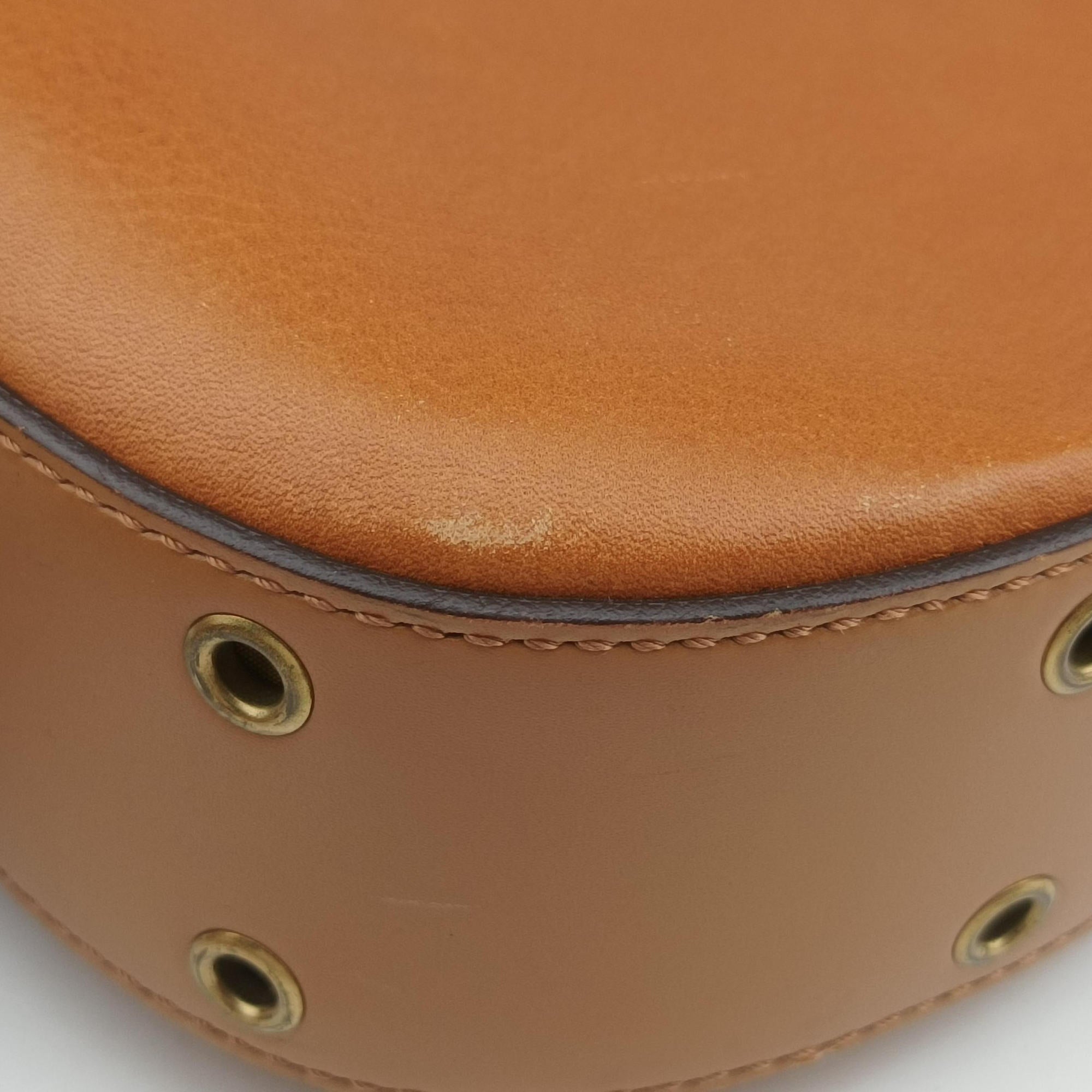 Secondhand Christian Dior Street Chic Columbus Brown Leather  shoulderbag | stylenewstar