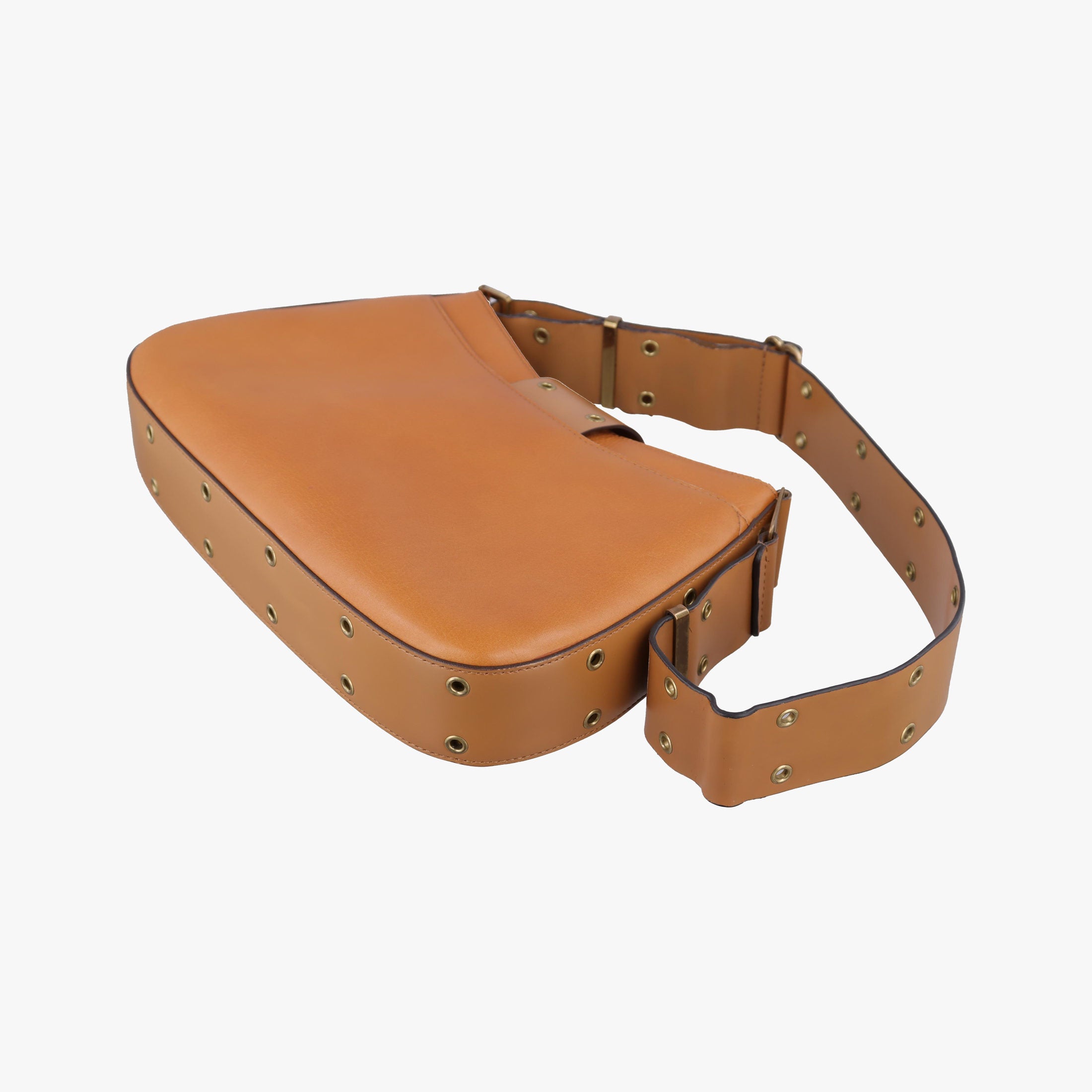 Secondhand Christian Dior Street Chic Columbus Brown Leather  shoulderbag | stylenewstar