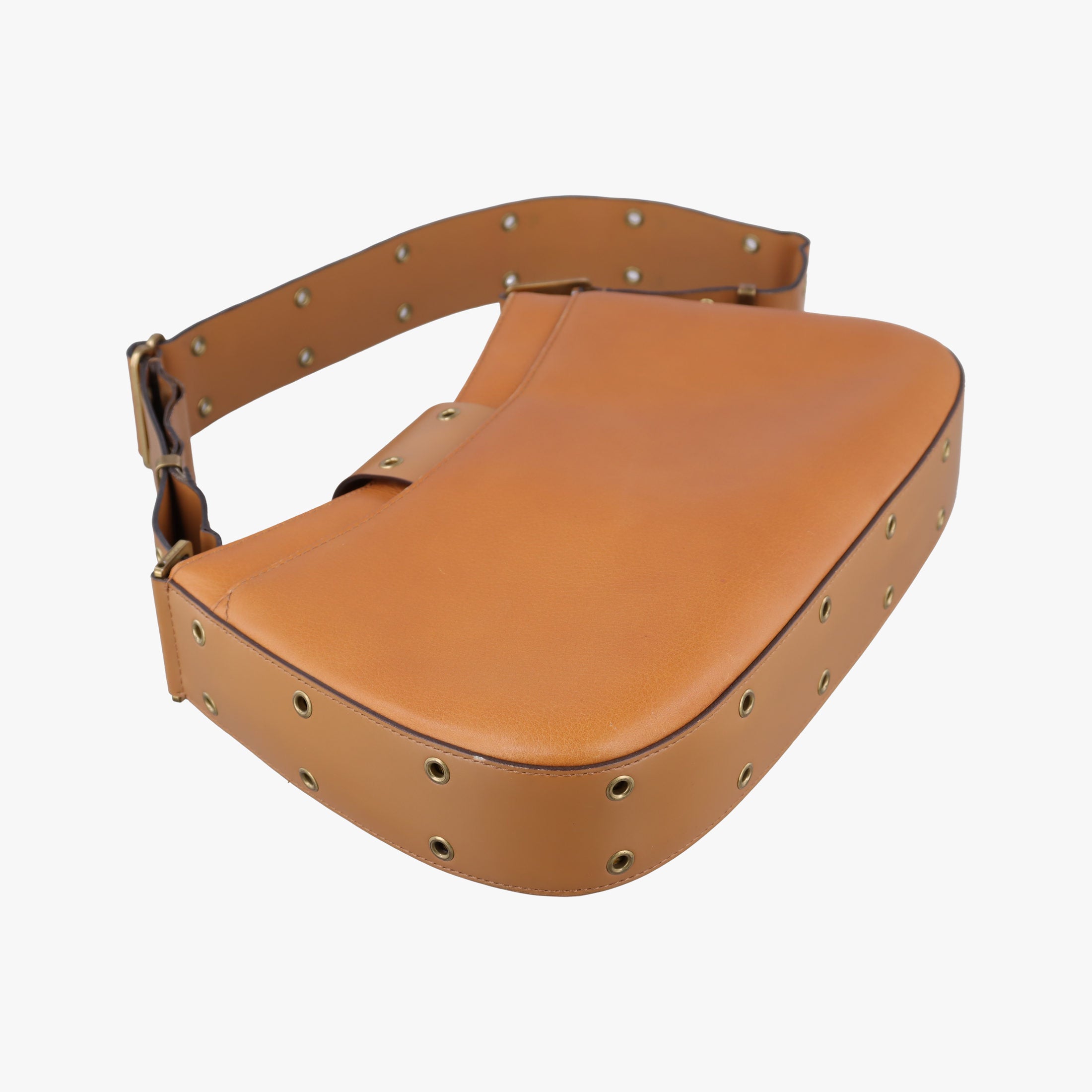 Secondhand Christian Dior Street Chic Columbus Brown Leather  shoulderbag | stylenewstar