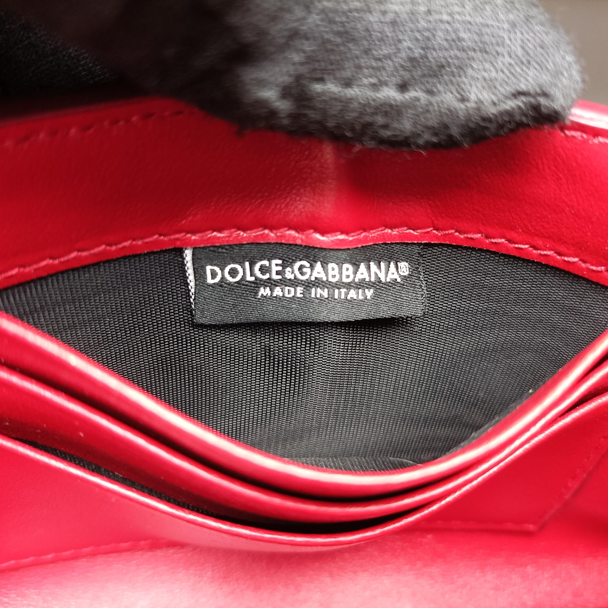 Vintage Dolce & Gabbana DEVOTION Red Leather  shoulderbag | stylenewstar