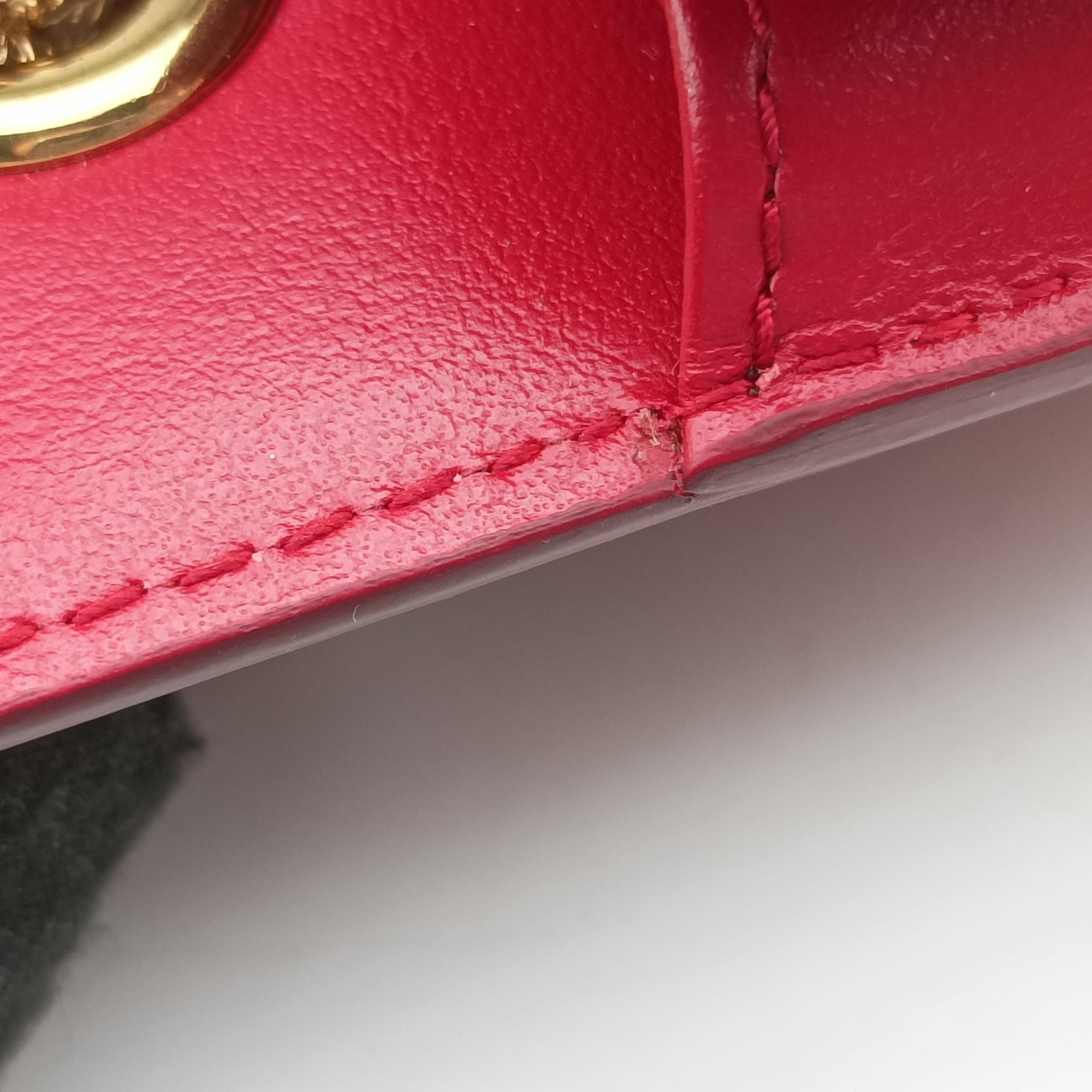 Vintage Dolce & Gabbana DEVOTION Red Leather  shoulderbag | stylenewstar