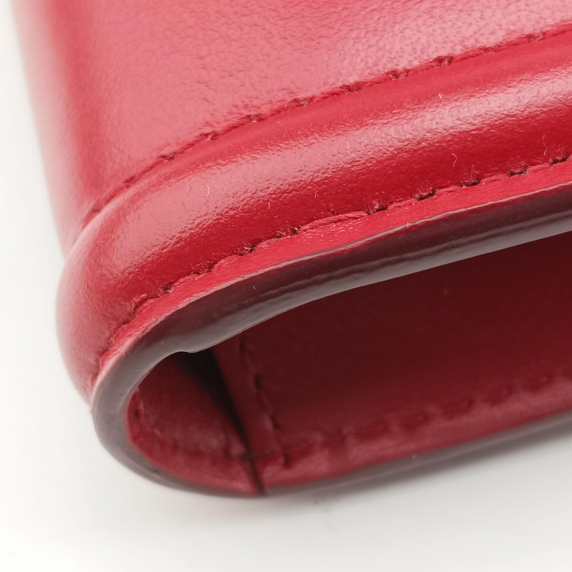 Vintage Dolce & Gabbana DEVOTION Red Leather  shoulderbag | stylenewstar
