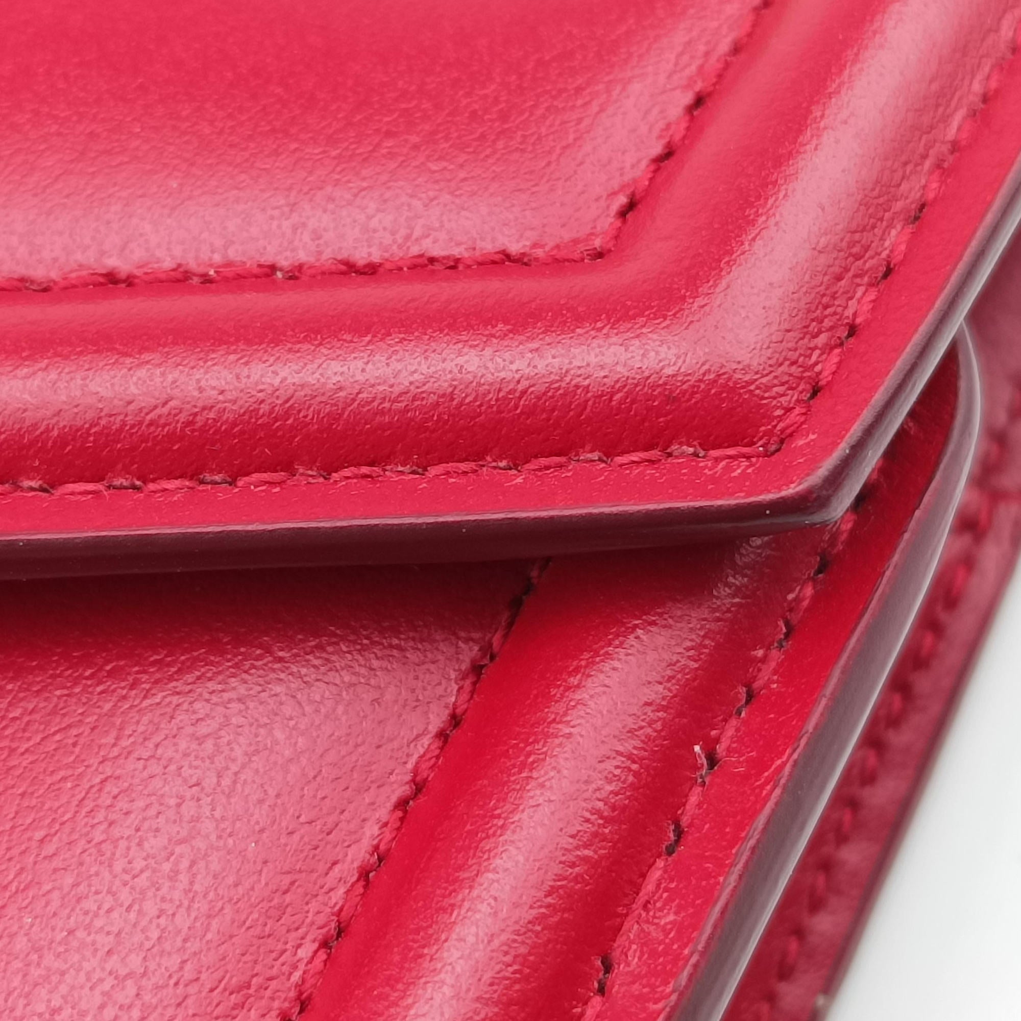 Vintage Dolce & Gabbana DEVOTION Red Leather  shoulderbag | stylenewstar