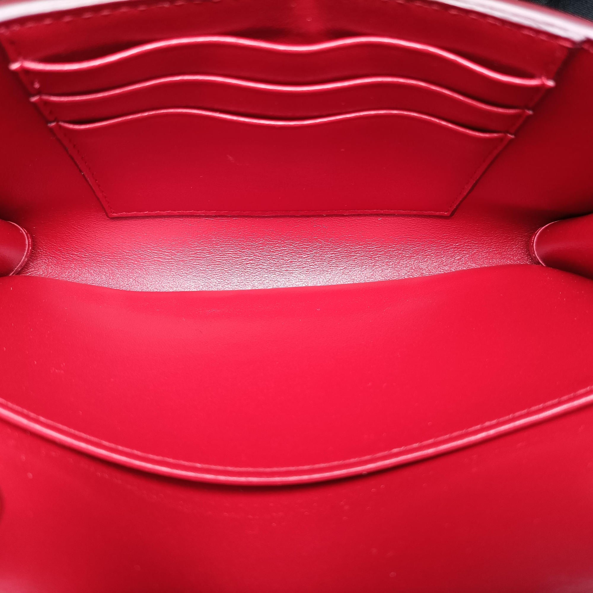 Vintage Dolce & Gabbana DEVOTION Red Leather  shoulderbag | stylenewstar