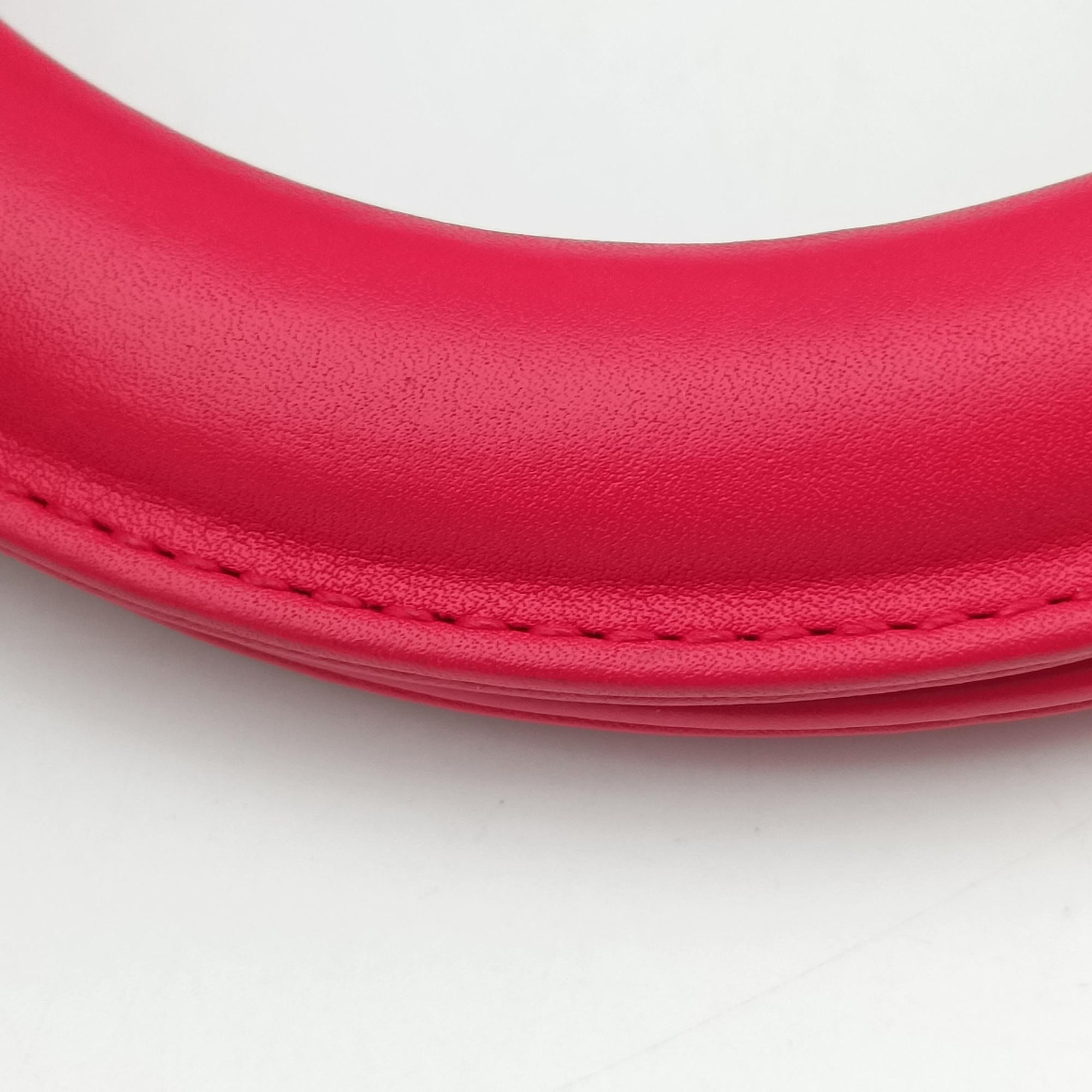 Vintage Christian Dior Diorissimo Red Leather  shoulderbag | stylenewstar