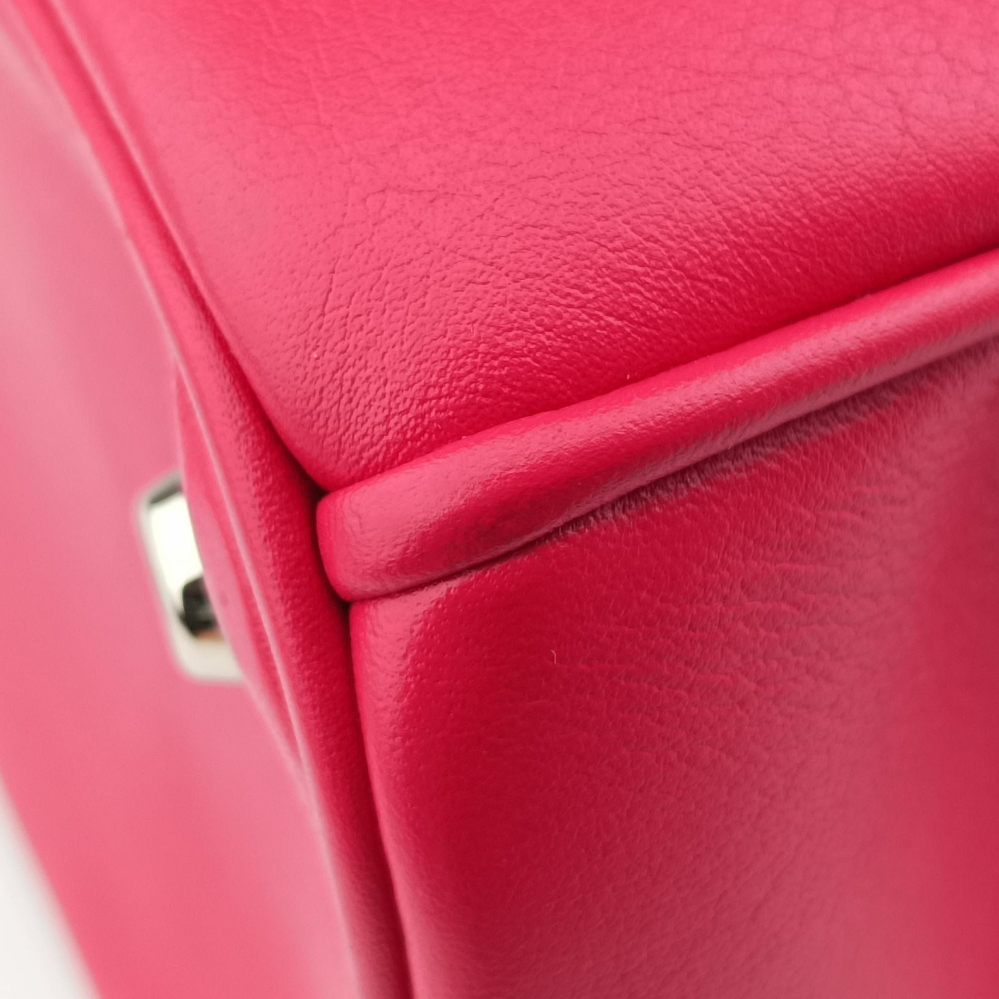 Vintage Christian Dior Diorissimo Red Leather  shoulderbag | stylenewstar