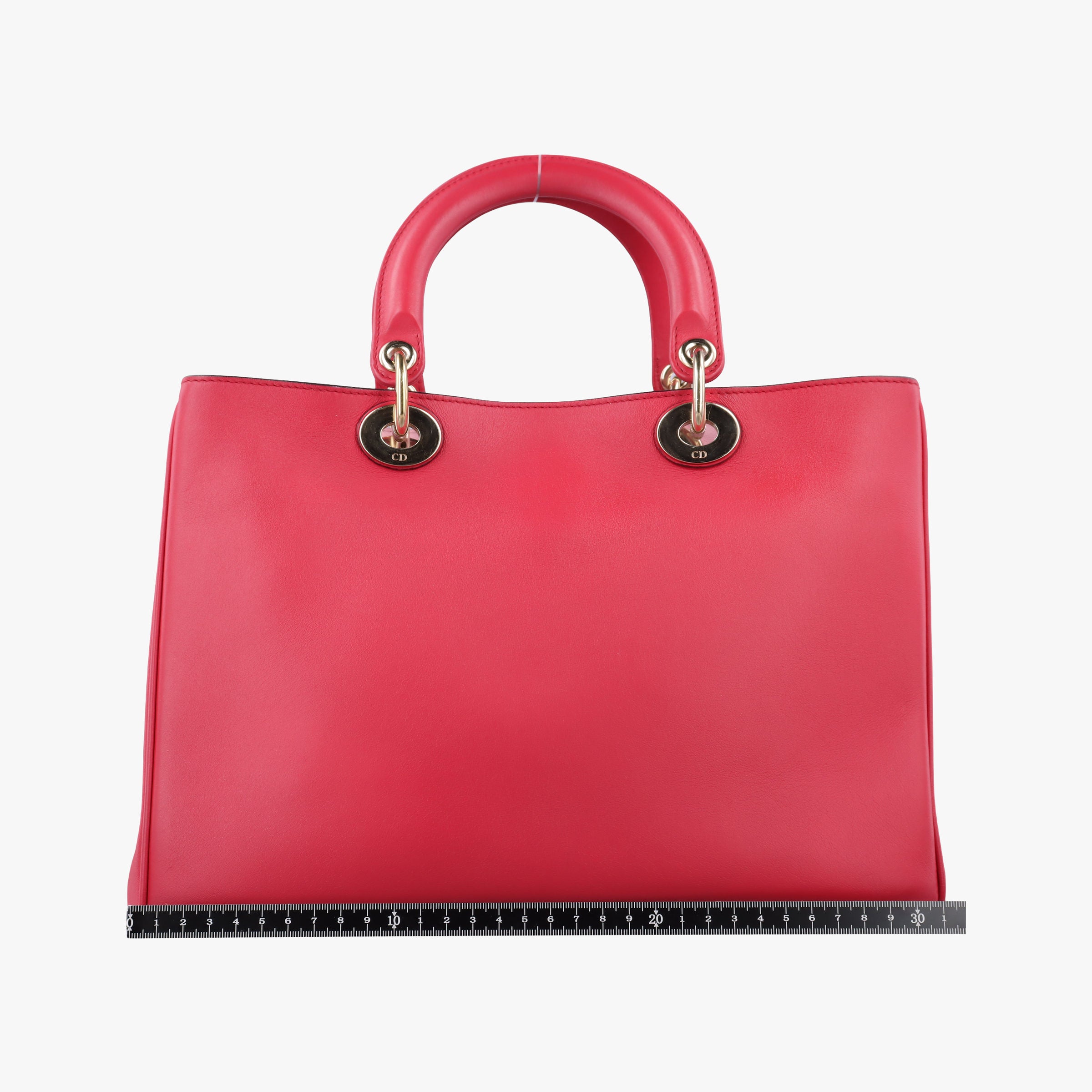 Vintage Christian Dior Diorissimo Red Leather  shoulderbag | stylenewstar