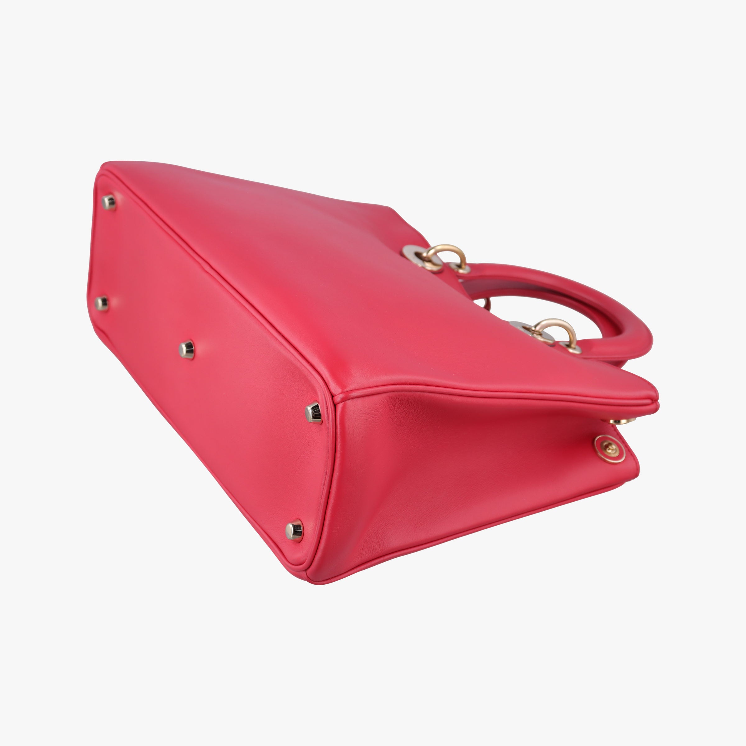 Vintage Christian Dior Diorissimo Red Leather  shoulderbag | stylenewstar