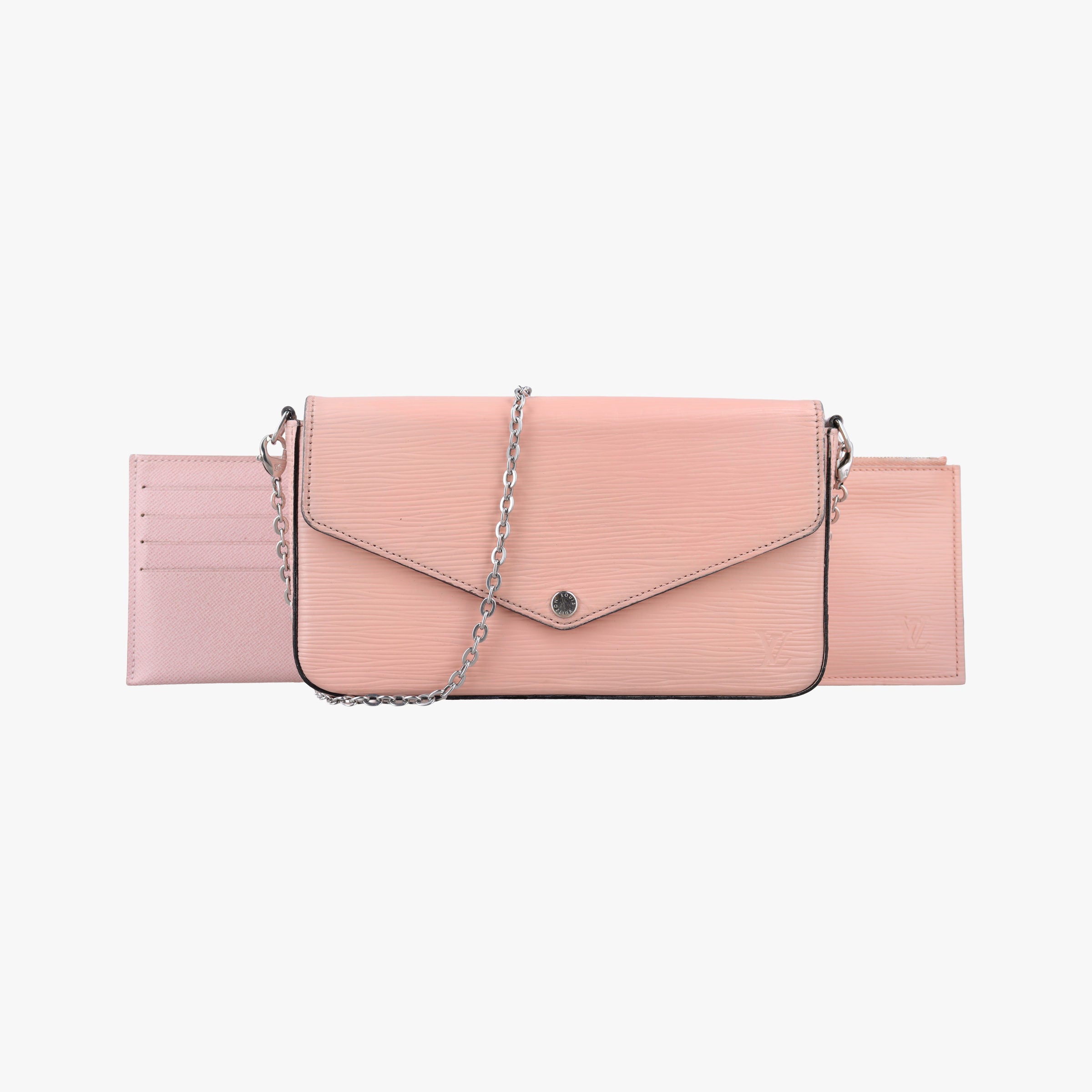 Pre-owned Louis Vuitton Pochette FéLICIE ROSE BALLERIN Epi M62467 shoulderbag | stylenewstar