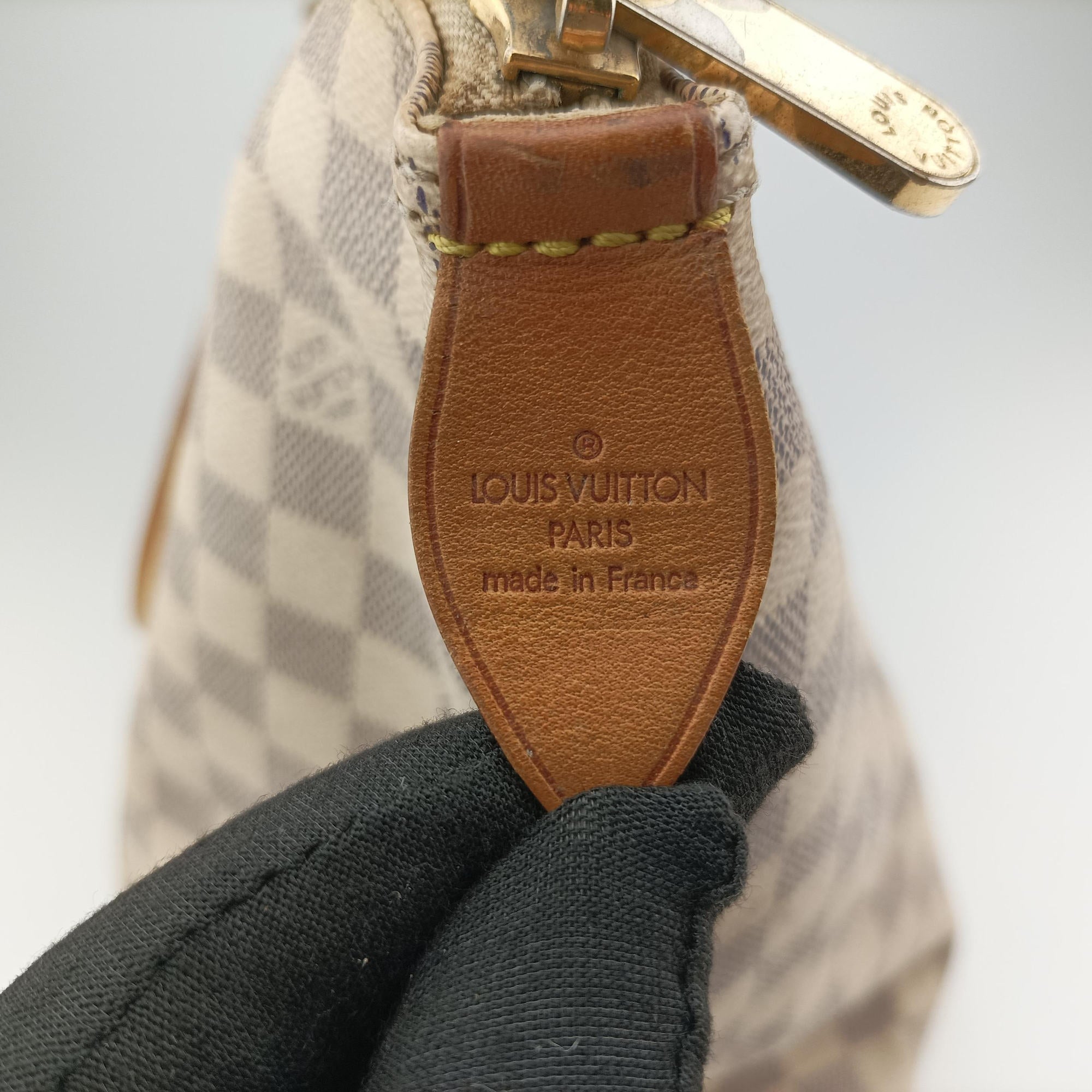 Pre-owned Louis Vuitton SALEYA MM AZUR Damier Canvas N51185 shoulderbag | stylenewstar