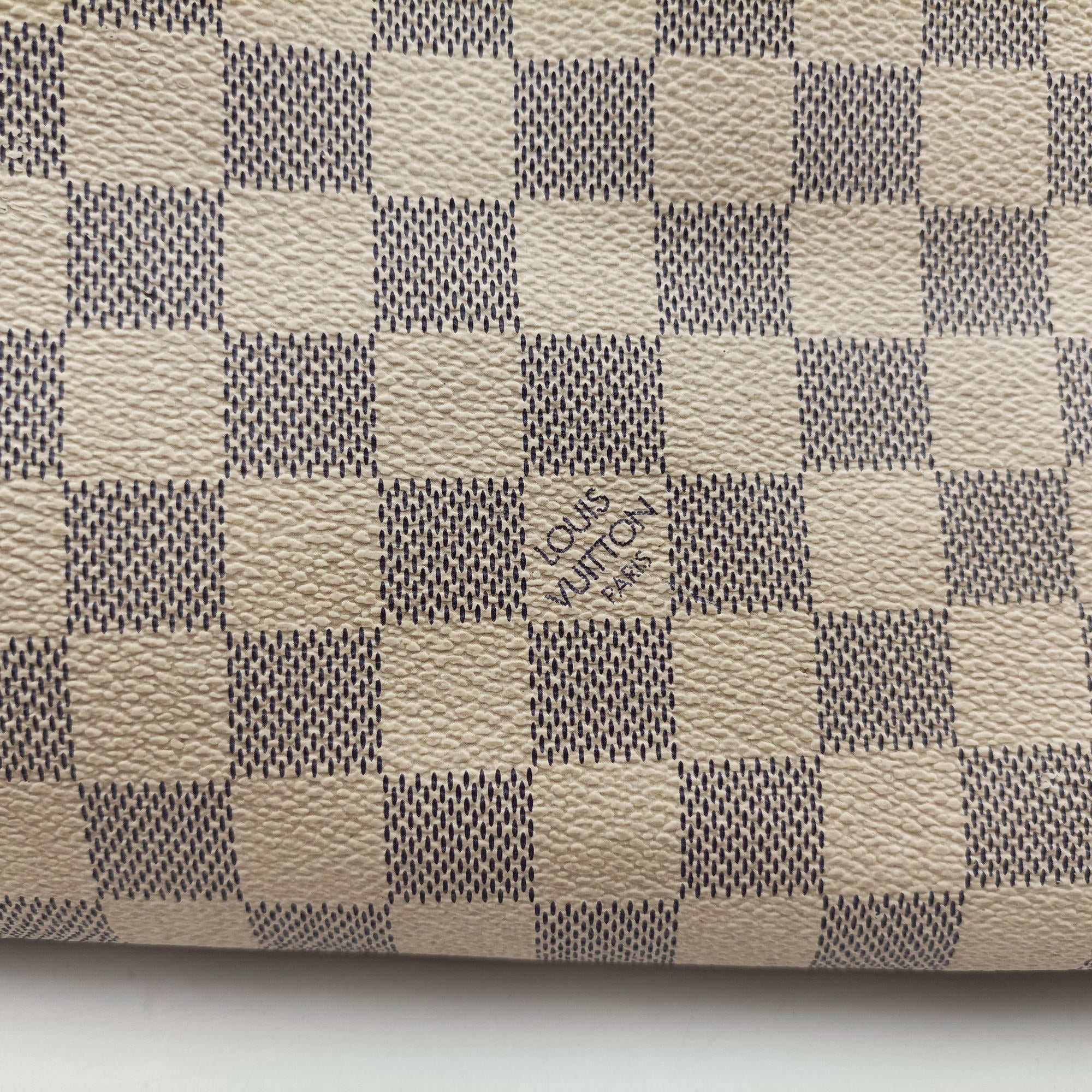 Pre-owned Louis Vuitton SALEYA MM AZUR Damier Canvas N51185 shoulderbag | stylenewstar