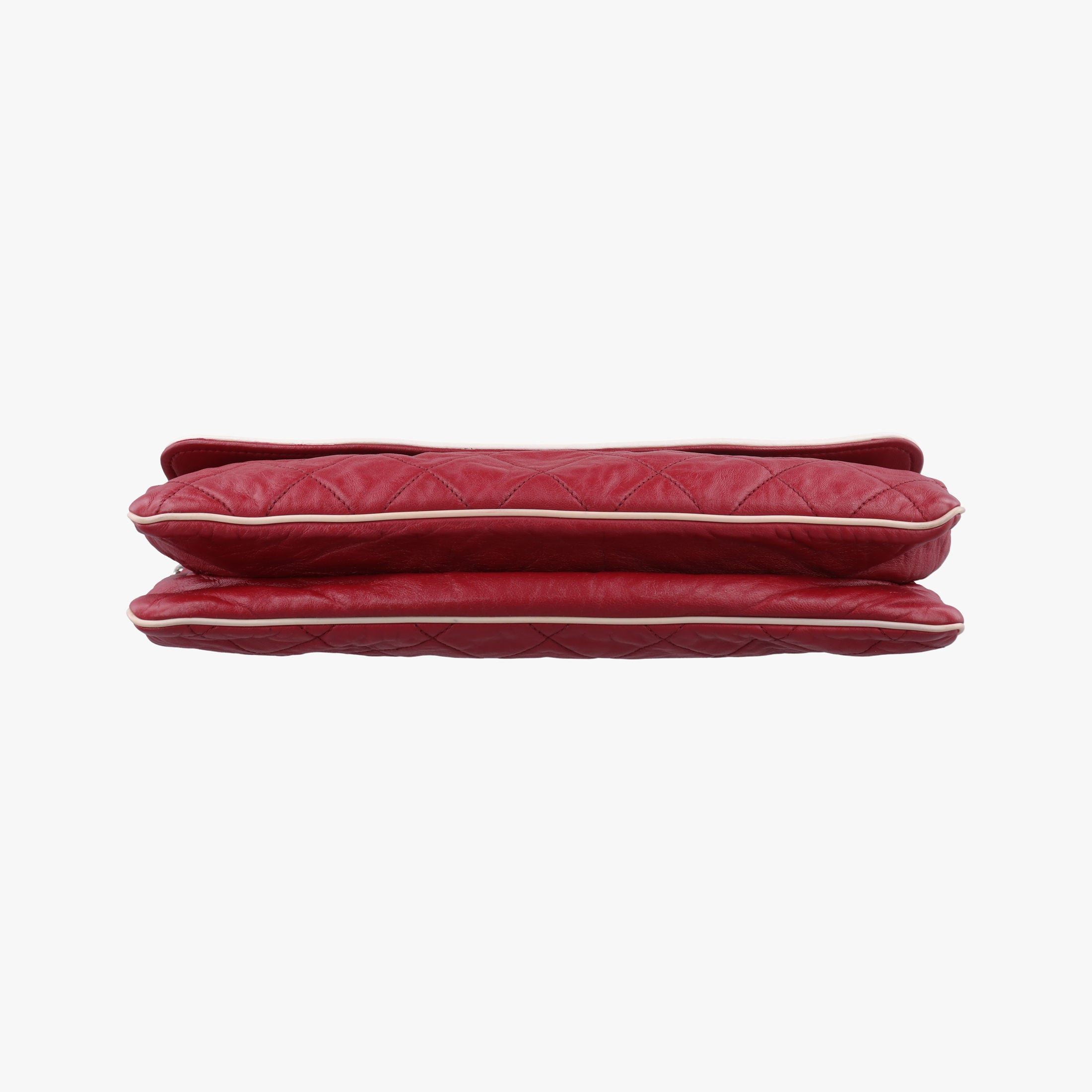 Pre-owned Chanel 2.55East West Red Leather A37691 shoulderbag | stylenewstar