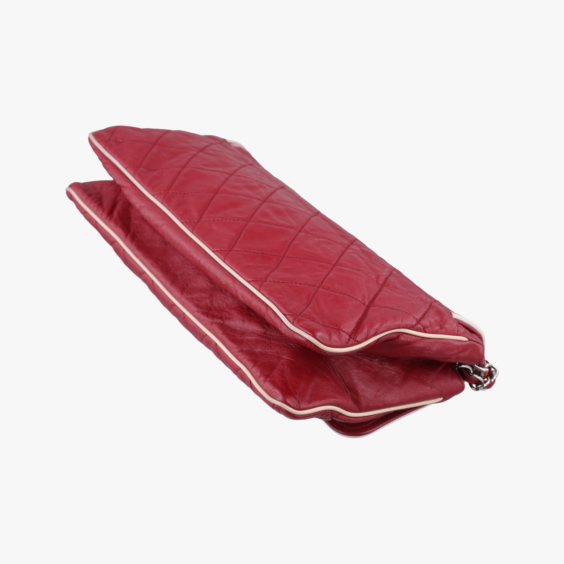 Pre-owned Chanel 2.55East West Red Leather A37691 shoulderbag | stylenewstar
