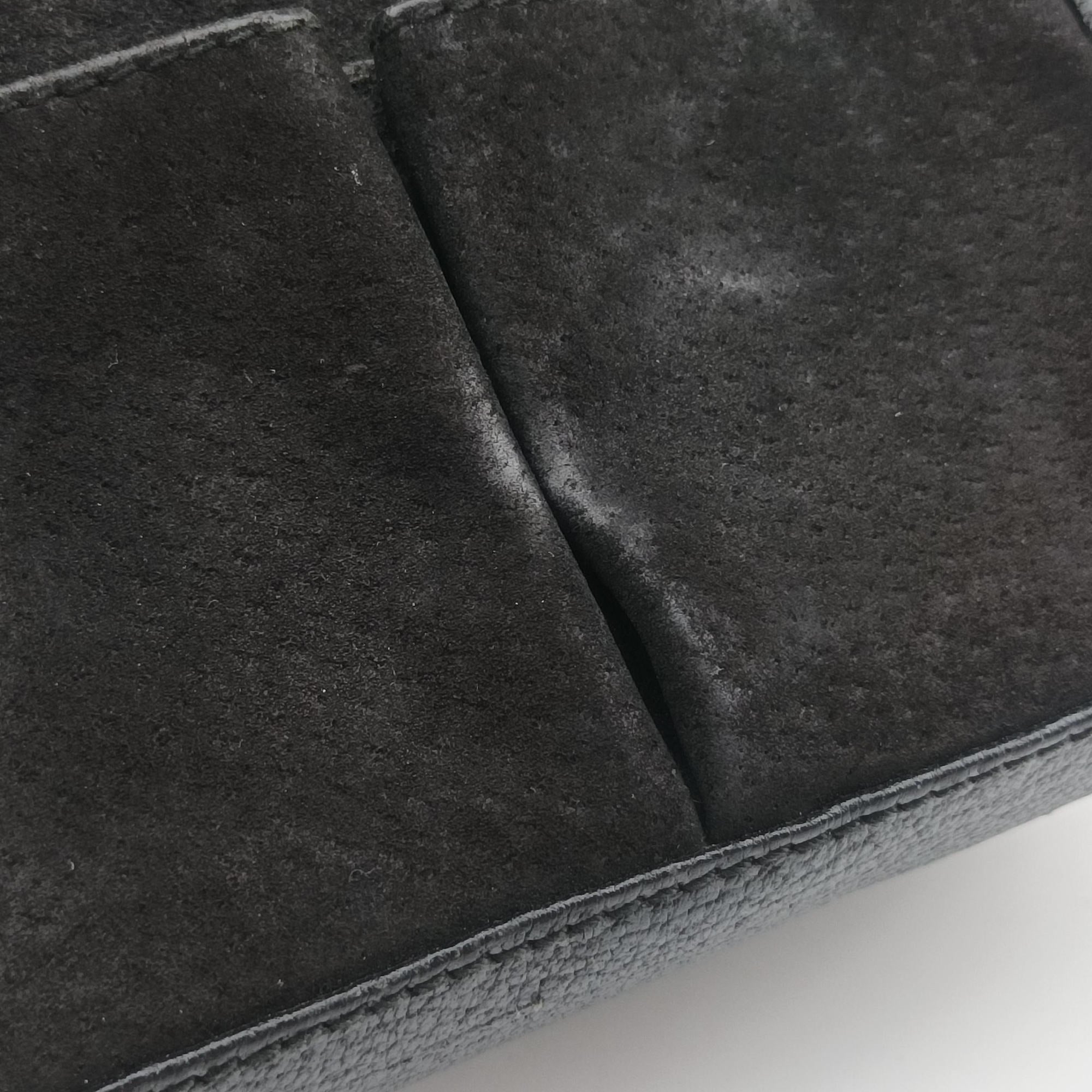 Secondhand Gucci bamboo Black Suede× Leather 007.17 shoulderbag | stylenewstar