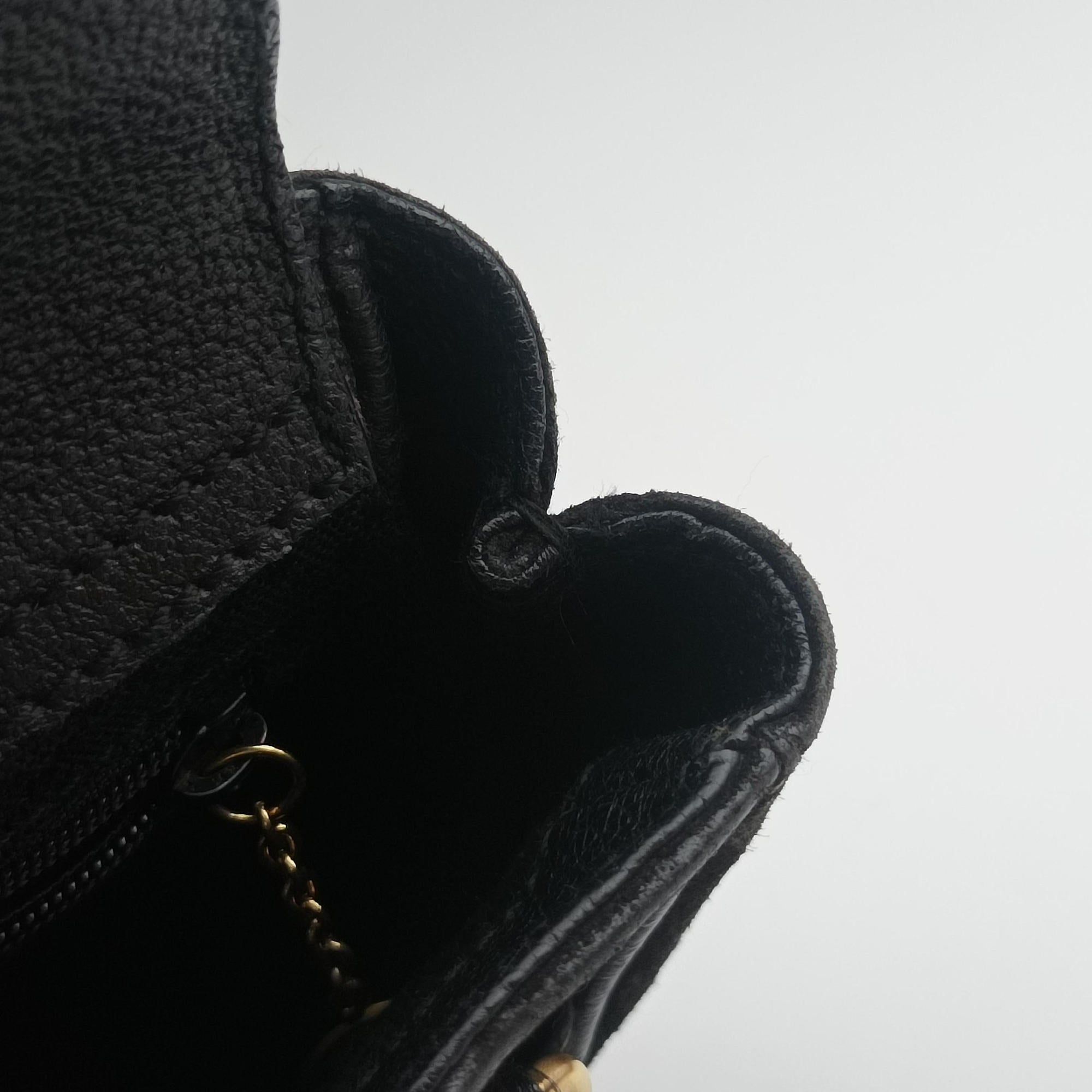 Secondhand Gucci bamboo Black Suede× Leather 007.17 shoulderbag | stylenewstar