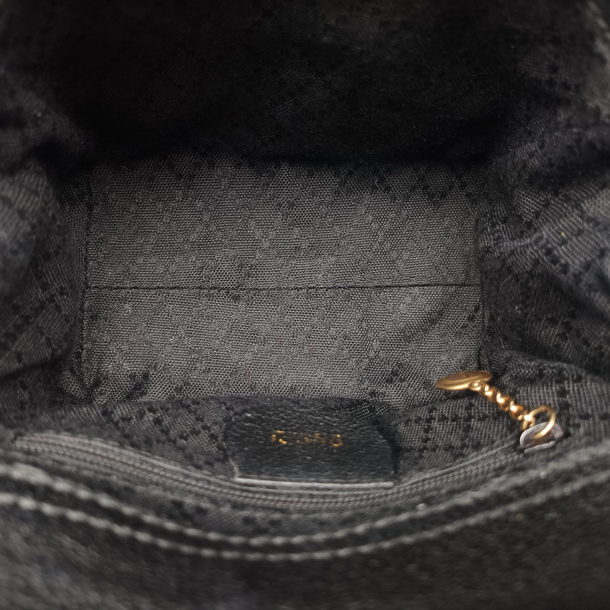 Secondhand Gucci bamboo Black Suede× Leather 007.17 shoulderbag | stylenewstar