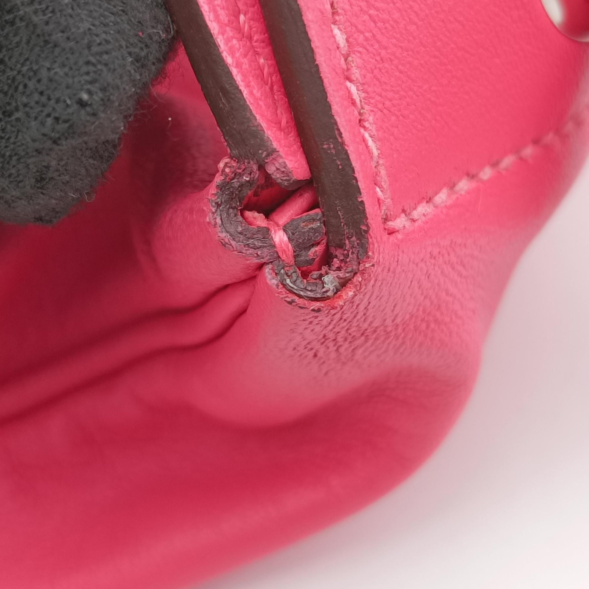 Secondhand Hermes Sac Aline mini Pink Leather  shoulderbag | stylenewstar
