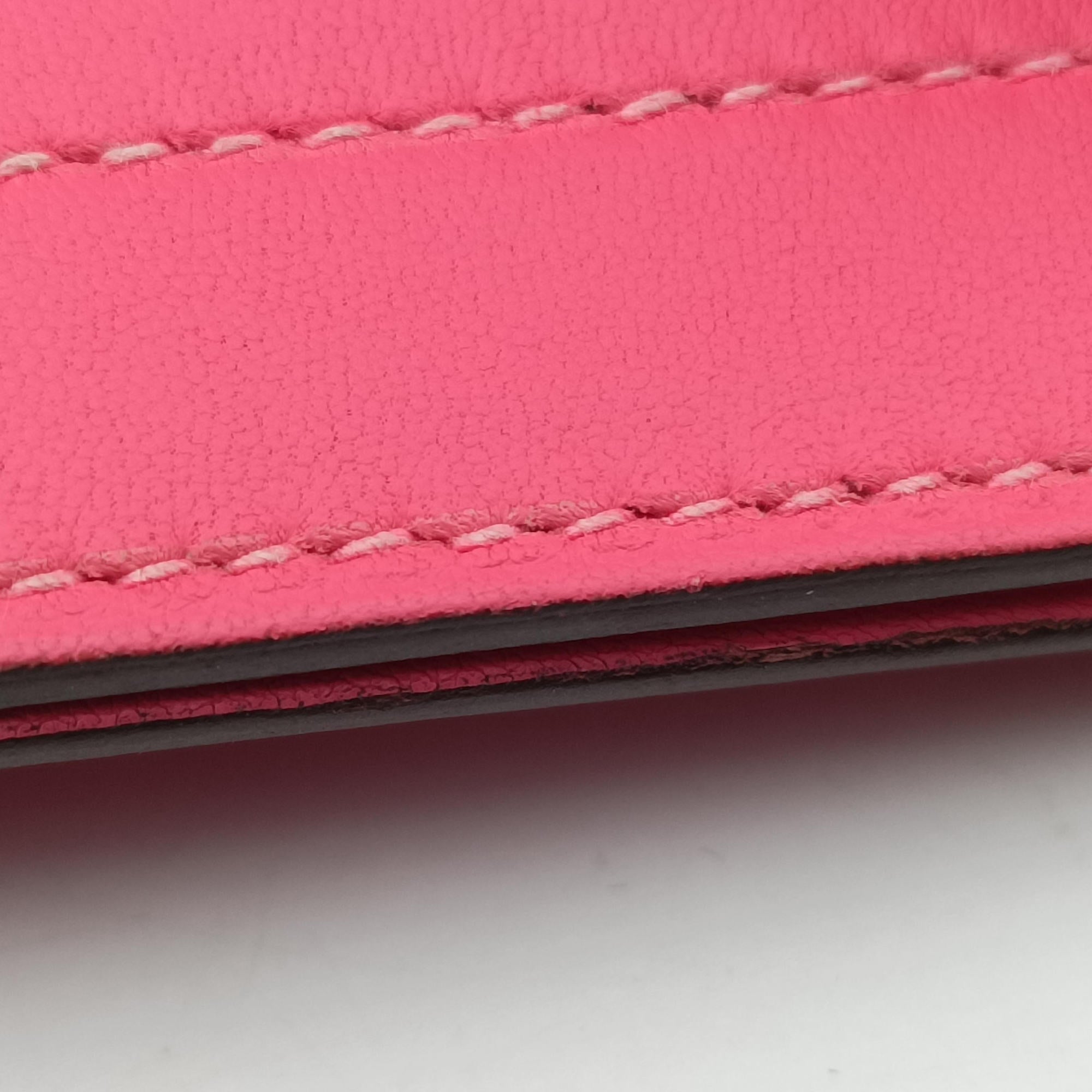 Secondhand Hermes Sac Aline mini Pink Leather  shoulderbag | stylenewstar
