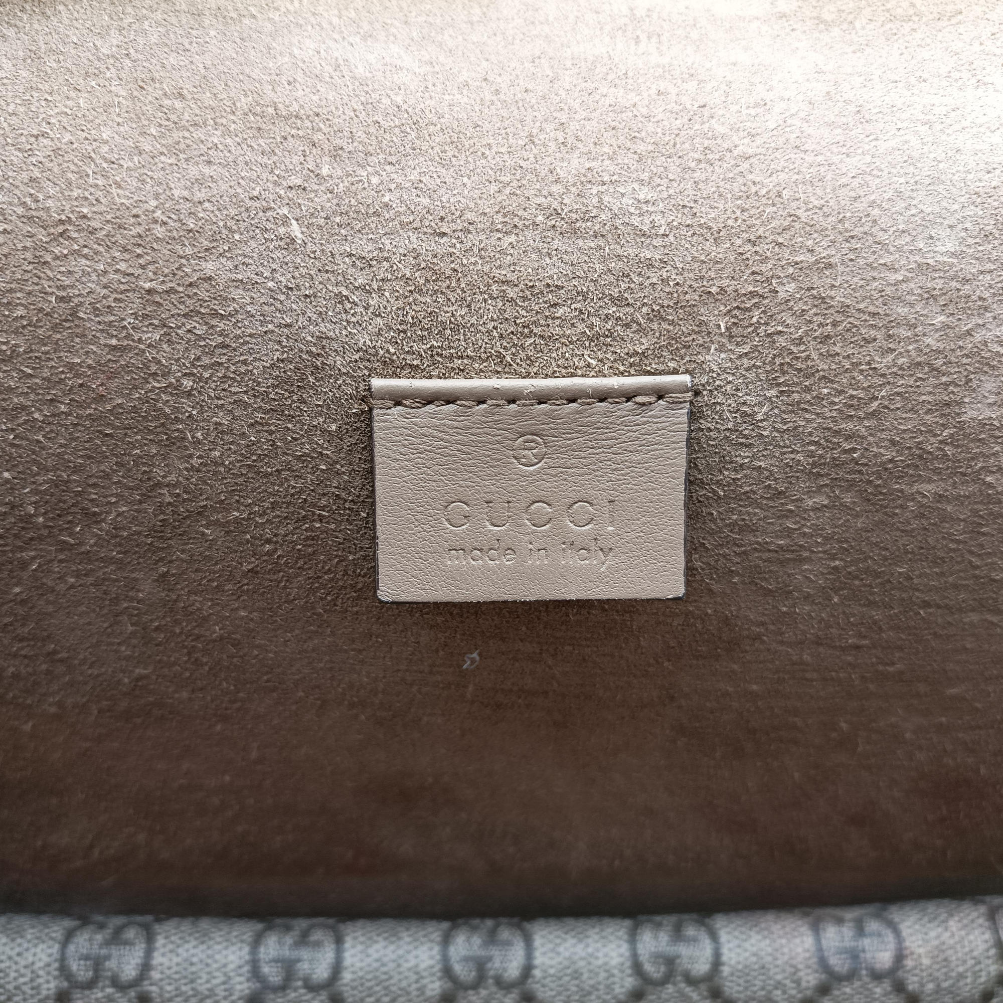 Pre-owned Gucci Dionysus Brown PVC coated canvas 400249 shoulderbag | stylenewstar